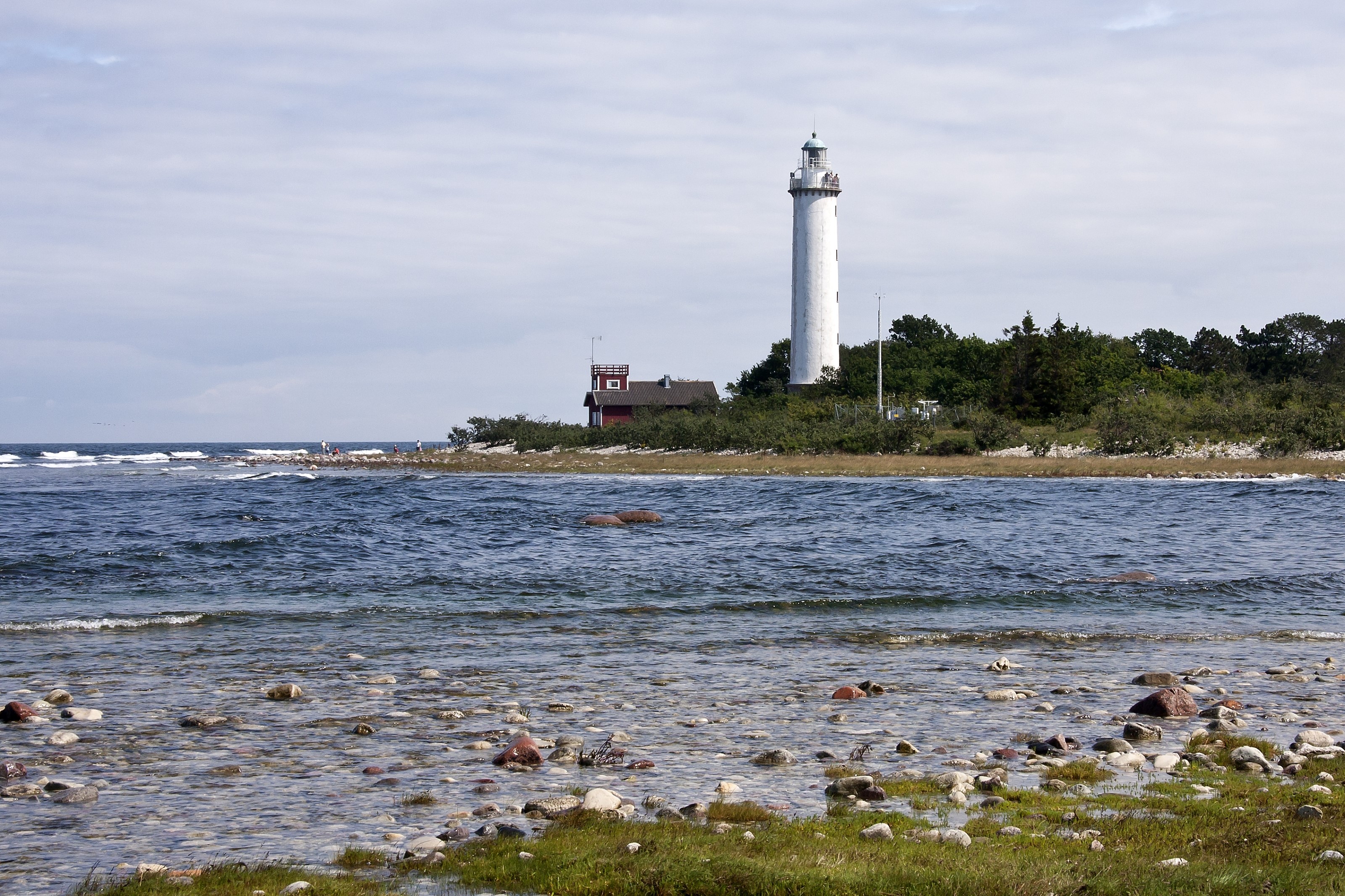 Lighthouse Long Erik on Oland, Sweden HD Wallpaper