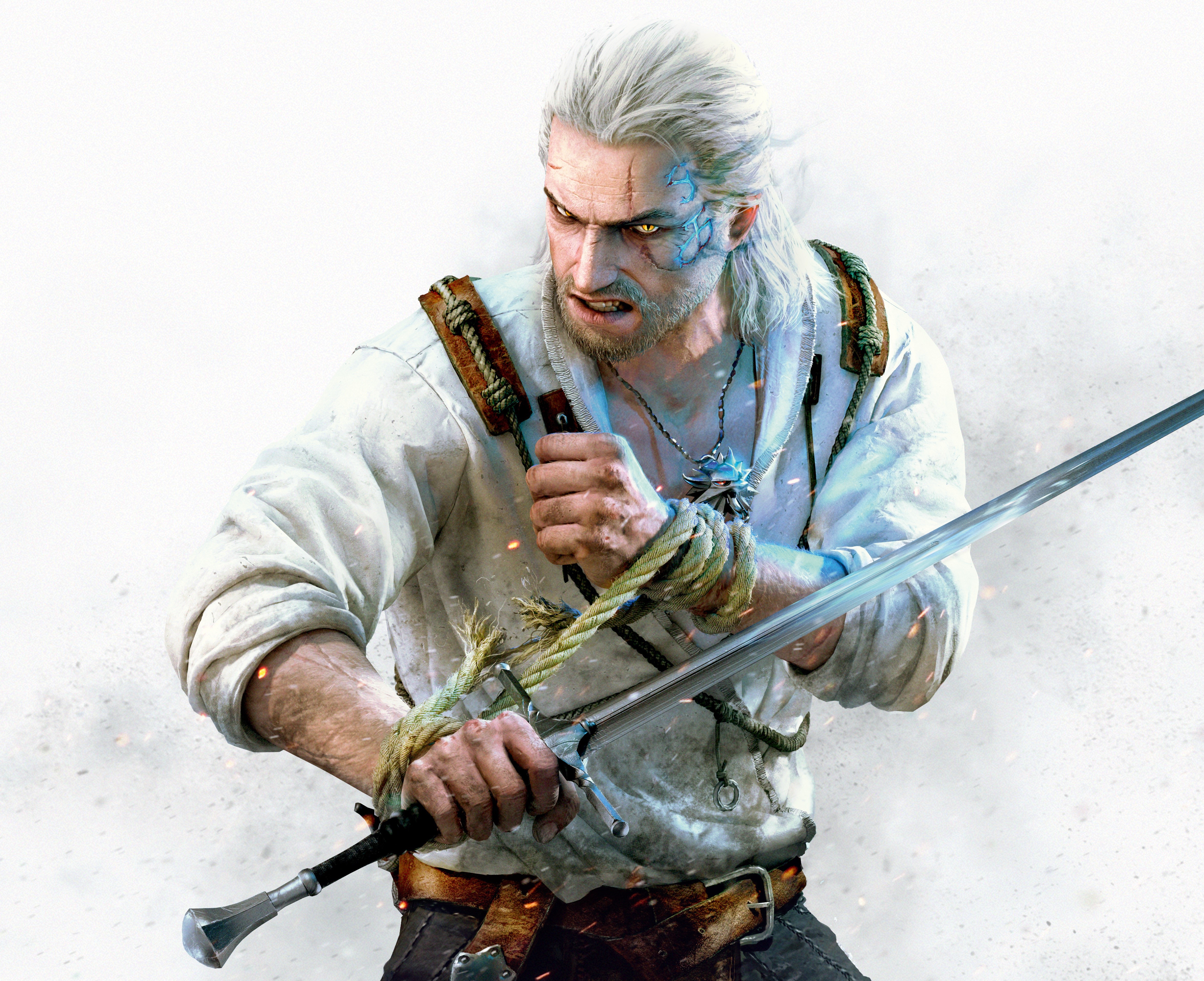 Geralt of Rivia from The Witcher 3: Wild Hunt HD Wallpaper