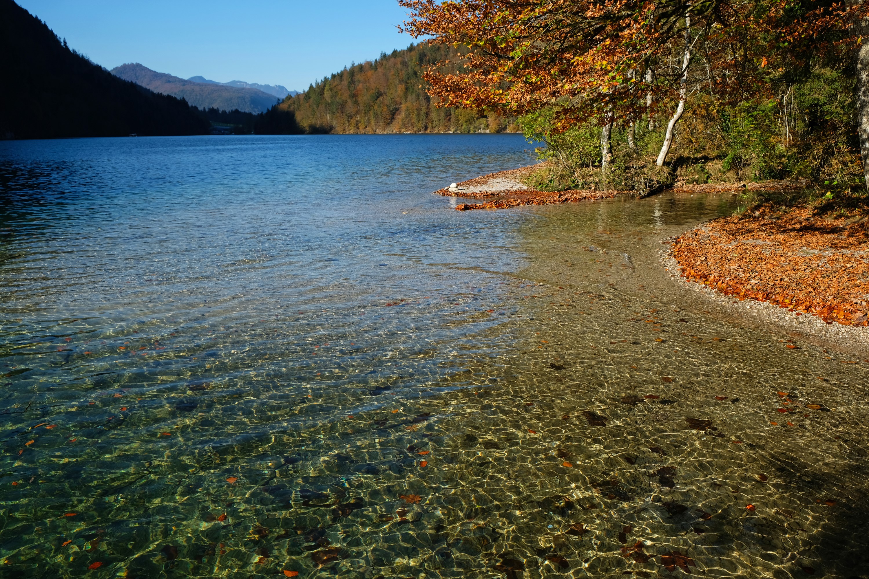 Königssee lake in Germany during Autumn HD Wallpaper