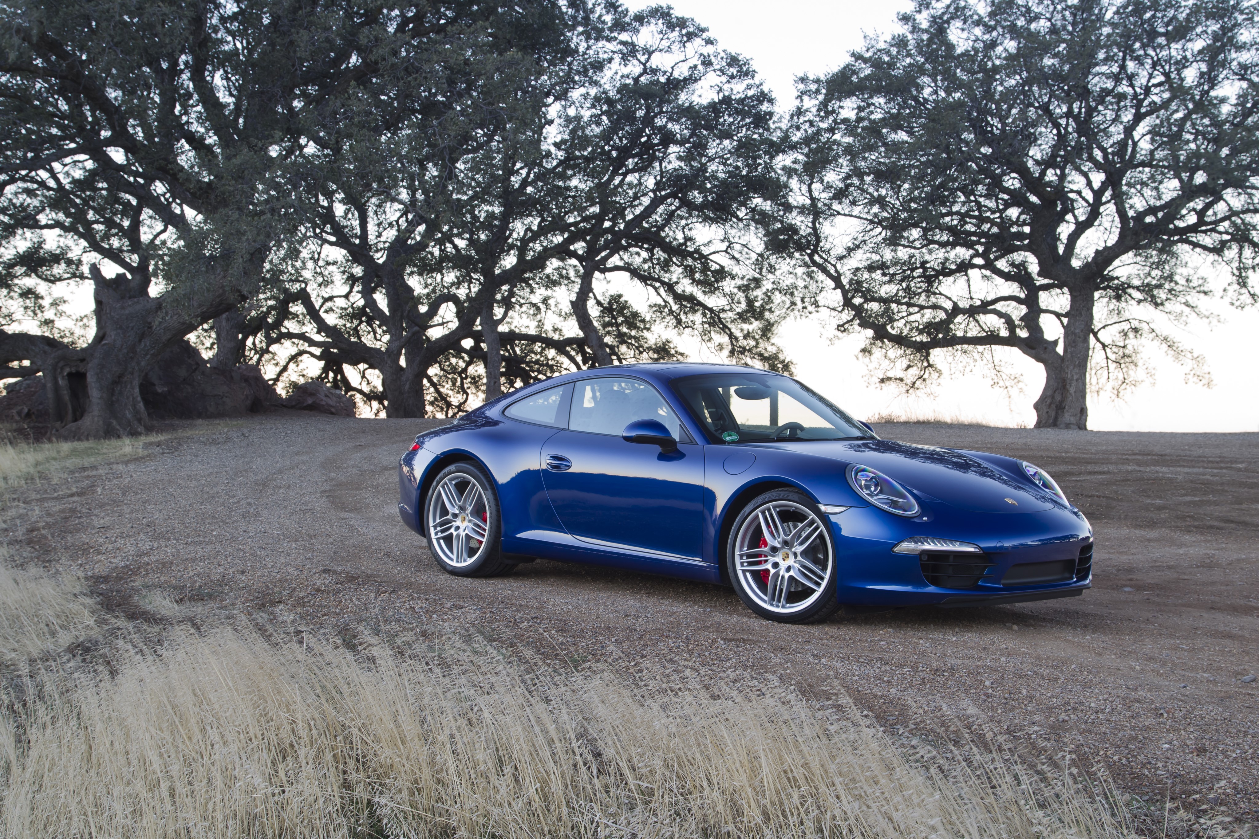 Blue 2011 Porsche 911 Carrera S HD Wallpaper