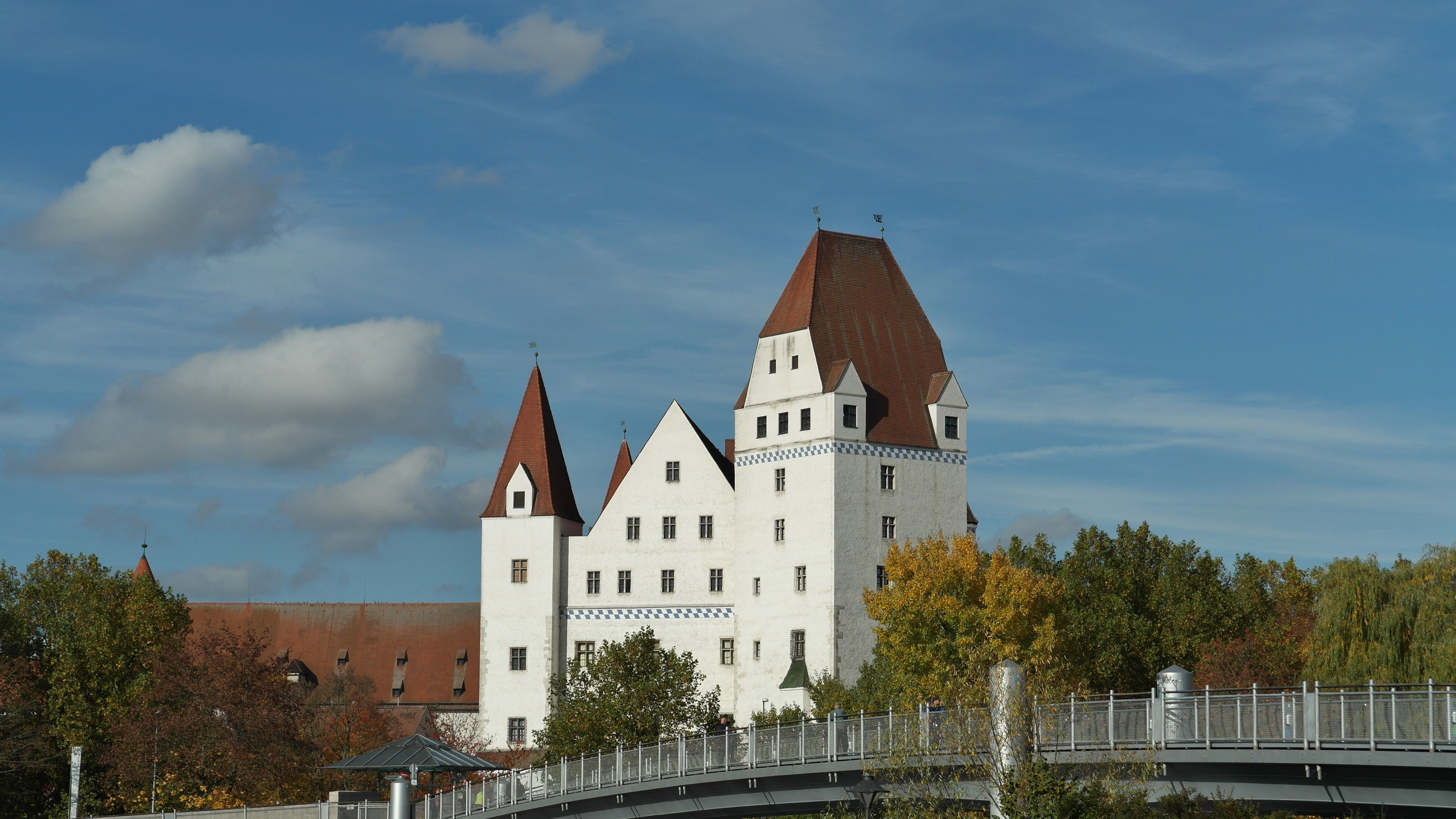 New Castle in Ingolstadt, Bavaria, Germany HD Wallpaper