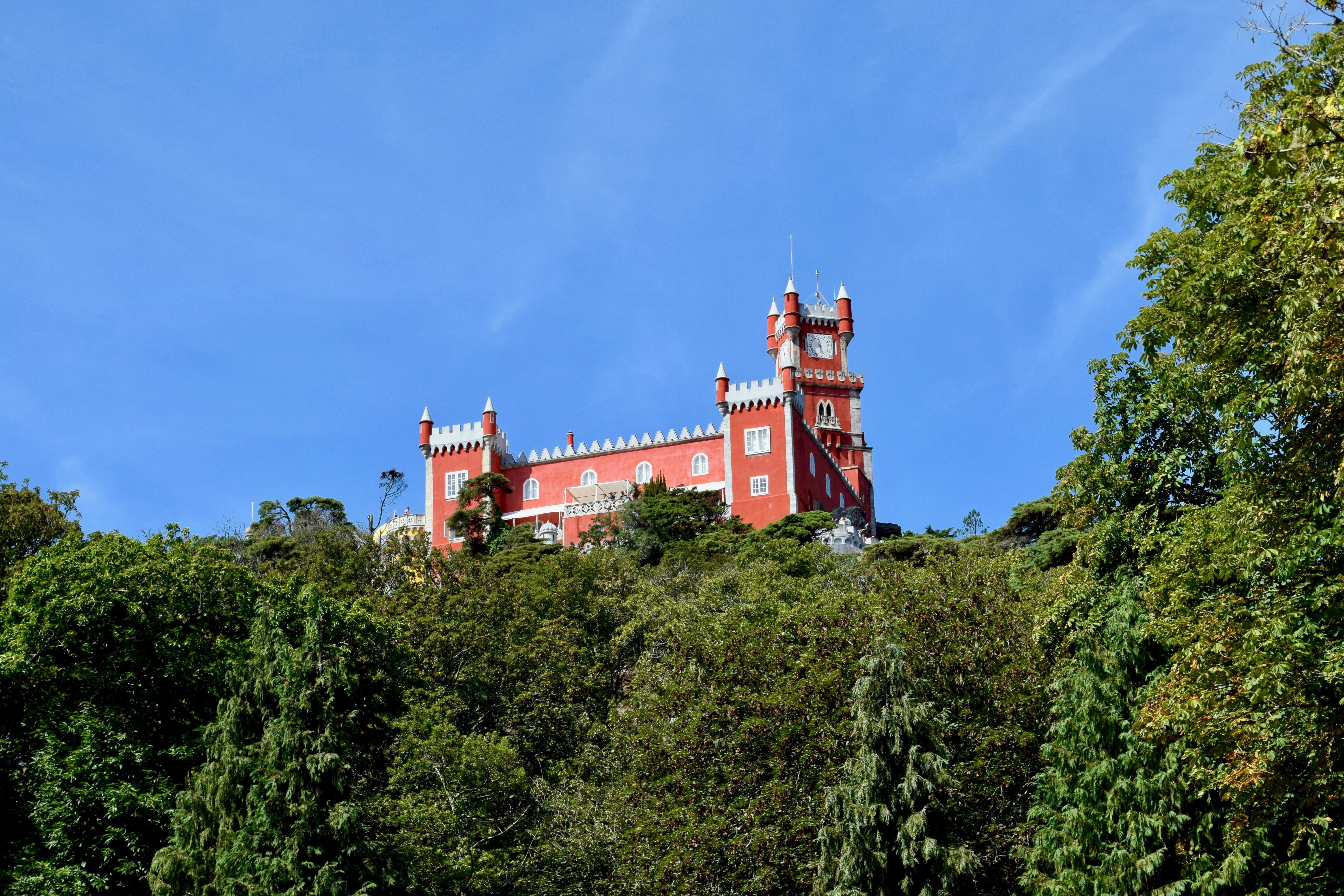 Pena Palace in Sintra, Portugal HD Wallpaper