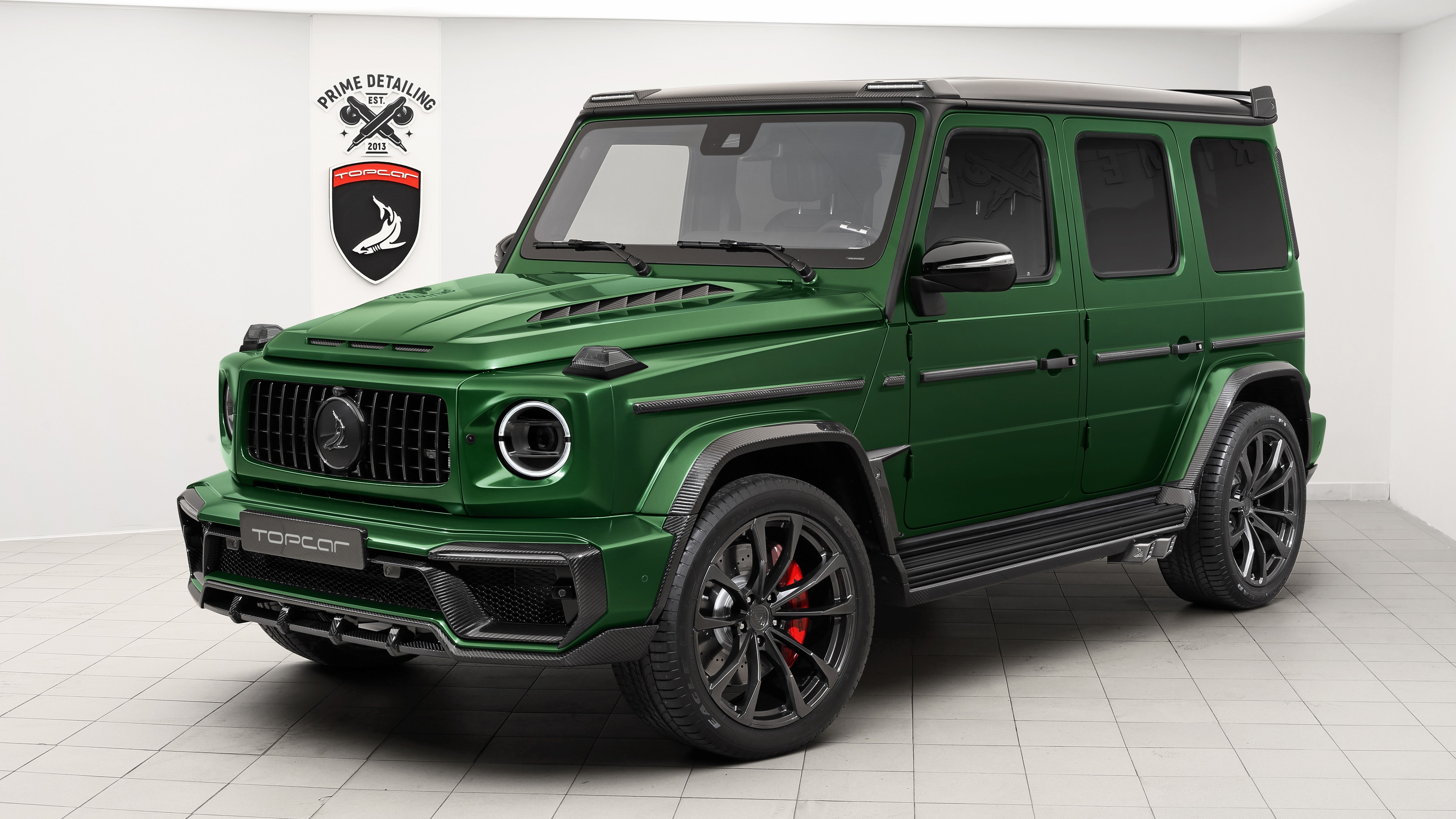 Green Mercedes-Benz G63 AMG Inferno by TopCar HD Wallpaper