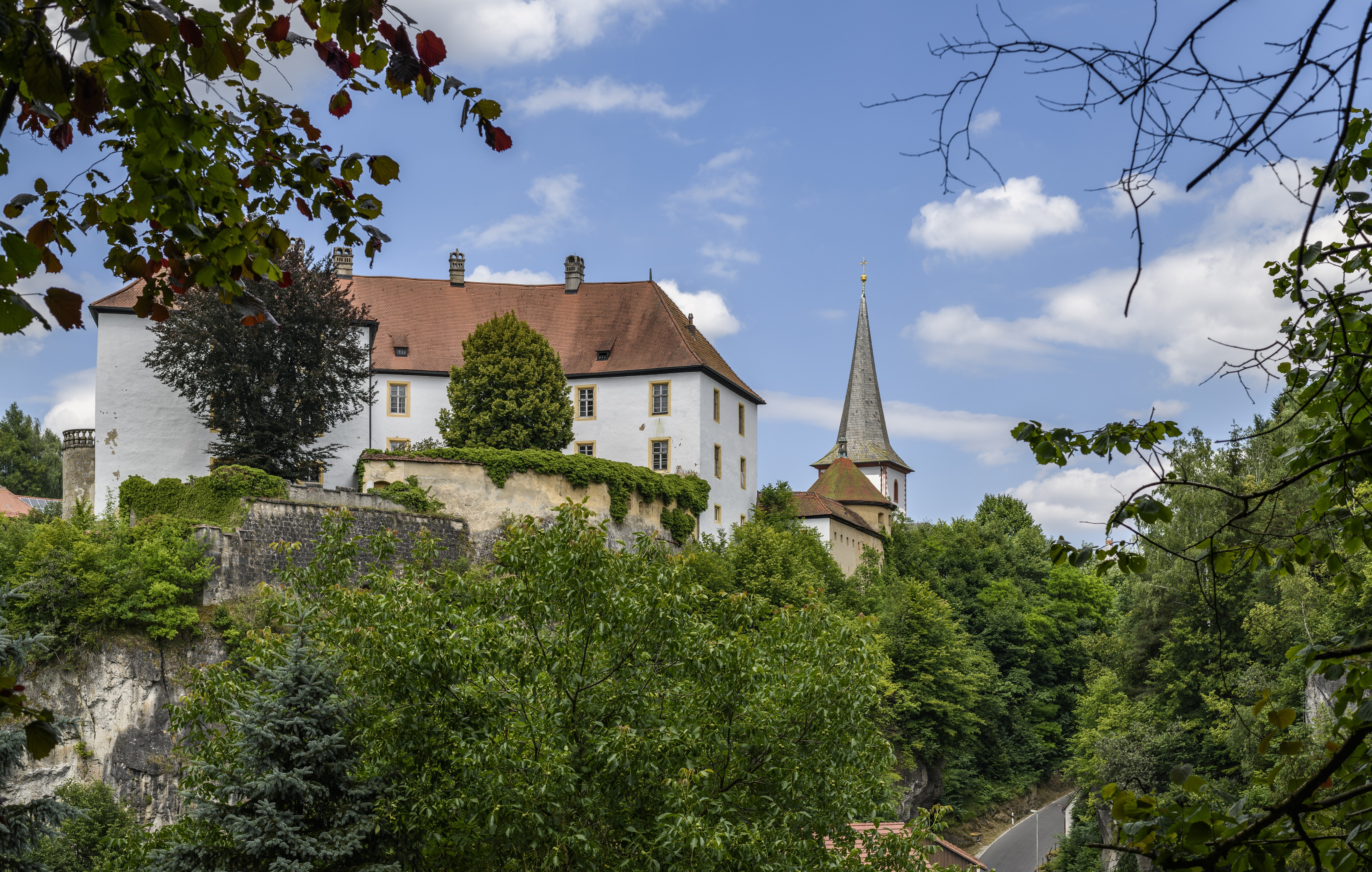 Schloss Freienfels Castle in Germany HD Wallpaper