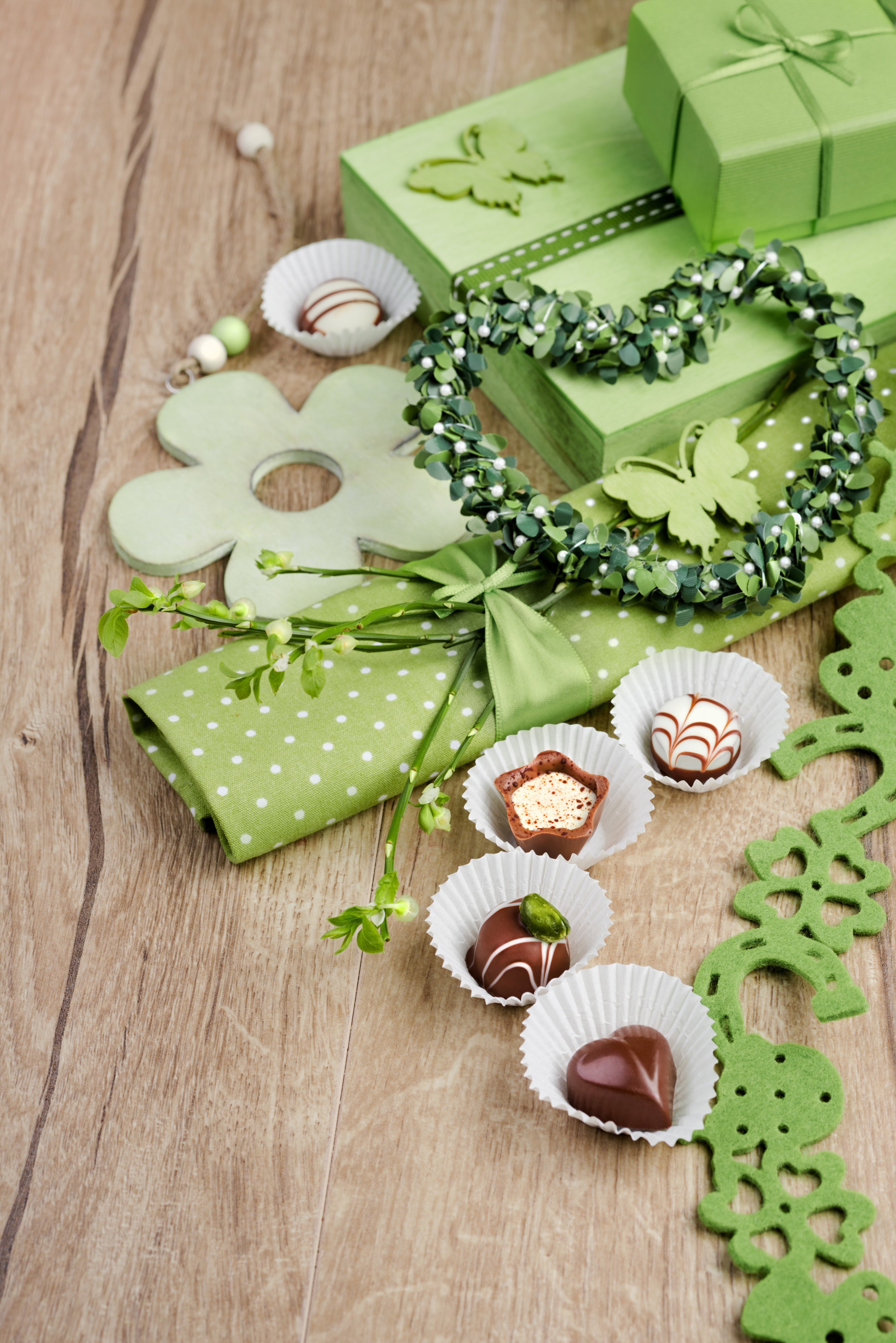 Easter Gifts and Chocolates HD Phone Wallpaper