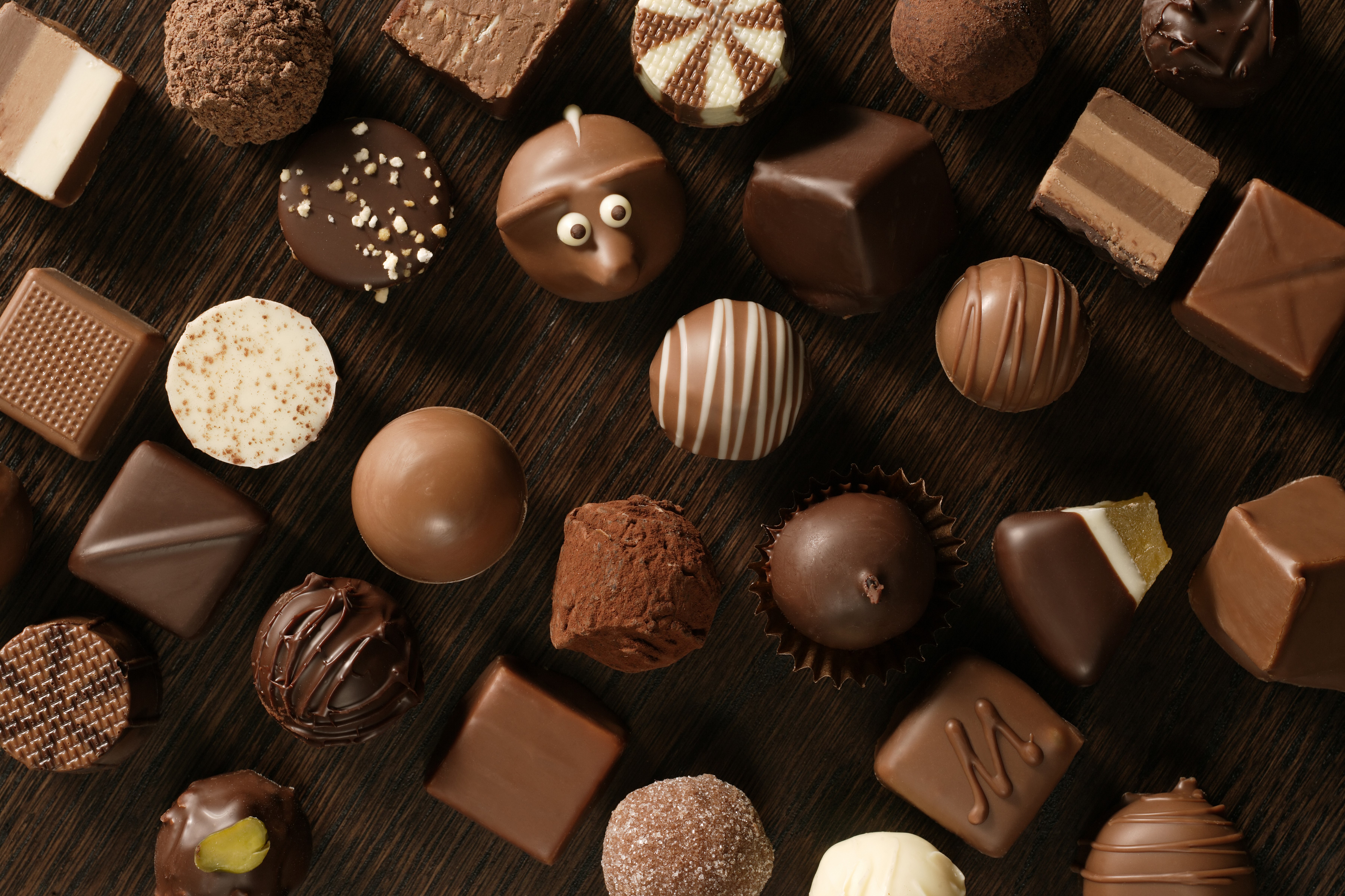 Assortment of Chocolates HD Wallpaper