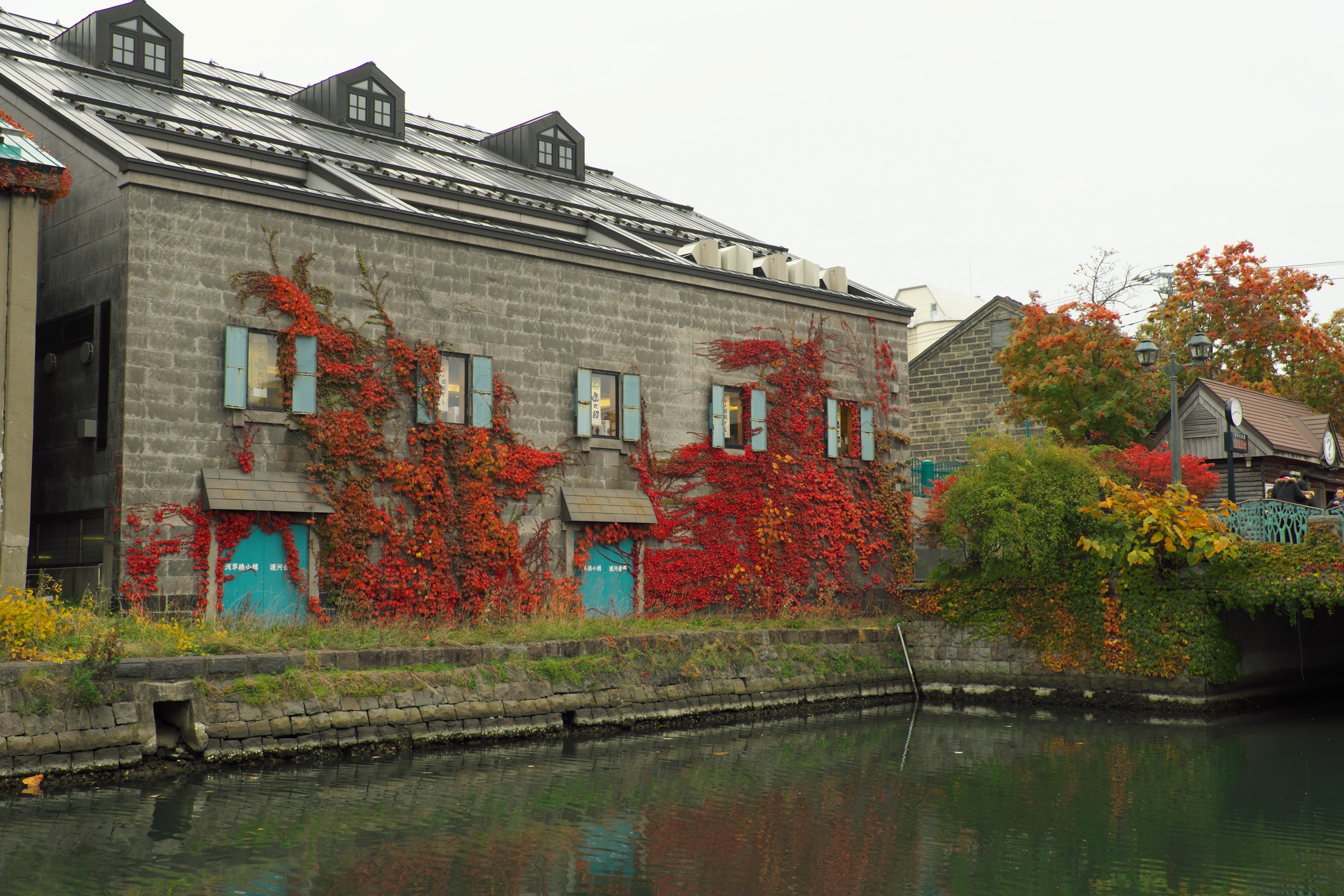Otaru Canal in Hokkaido, Japan HD Wallpaper