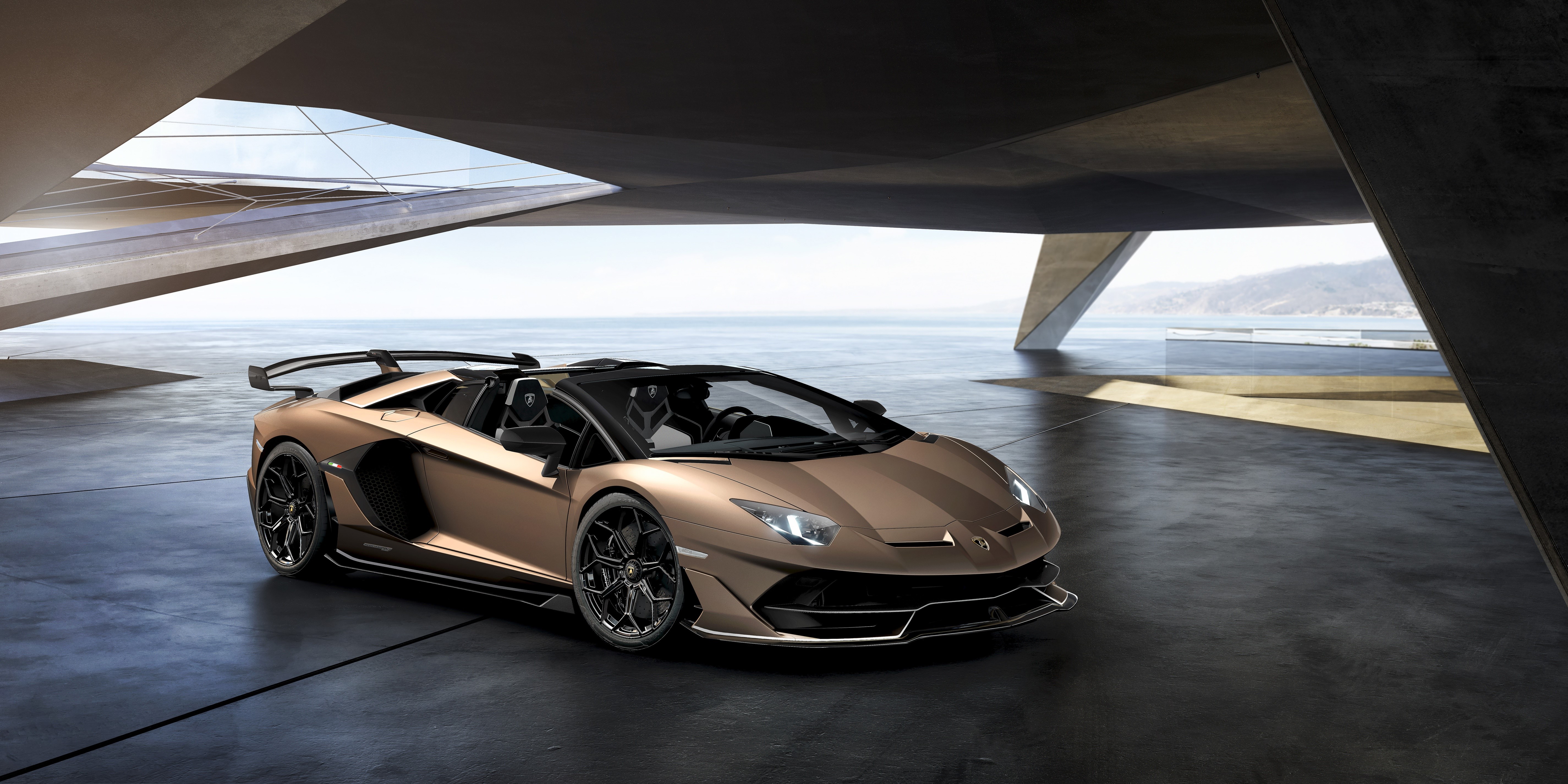 Lamborghini Aventador SVJ Roadster HD Wallpaper
