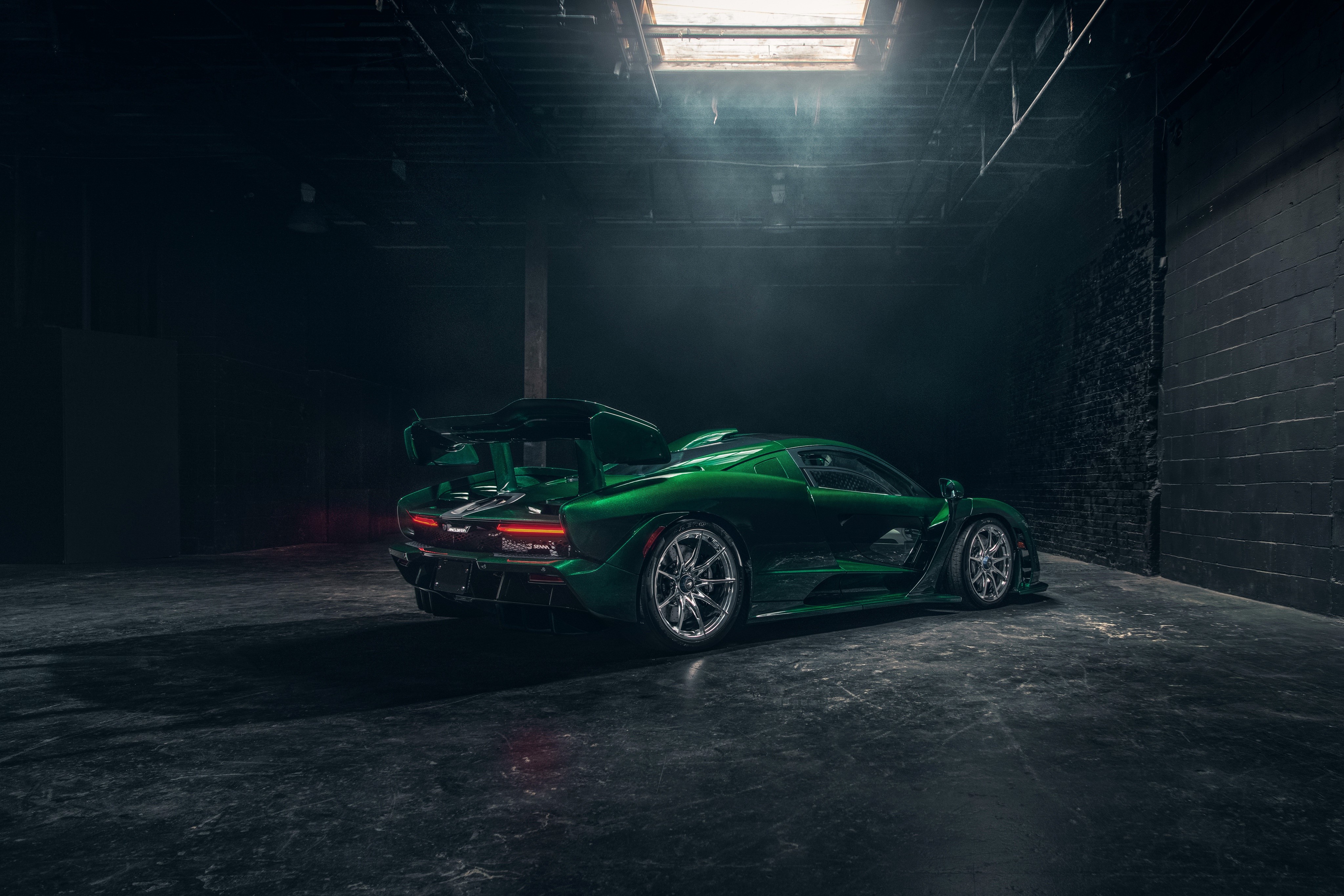 2018 Senna MSO Fux Green McLaren HD Wallpaper
