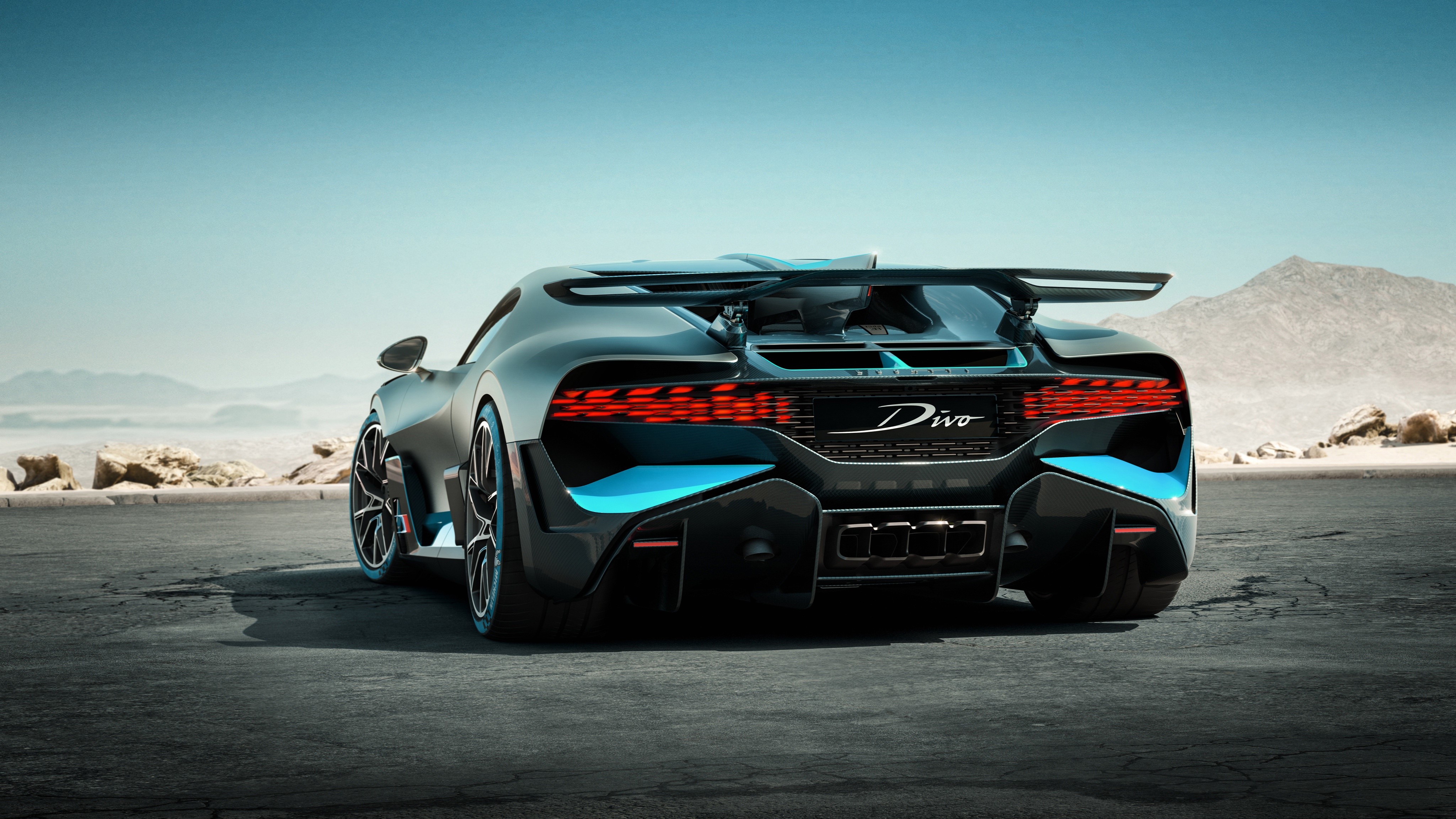 4K BUGATTI Divo 2019 Back View HD Wallpaper