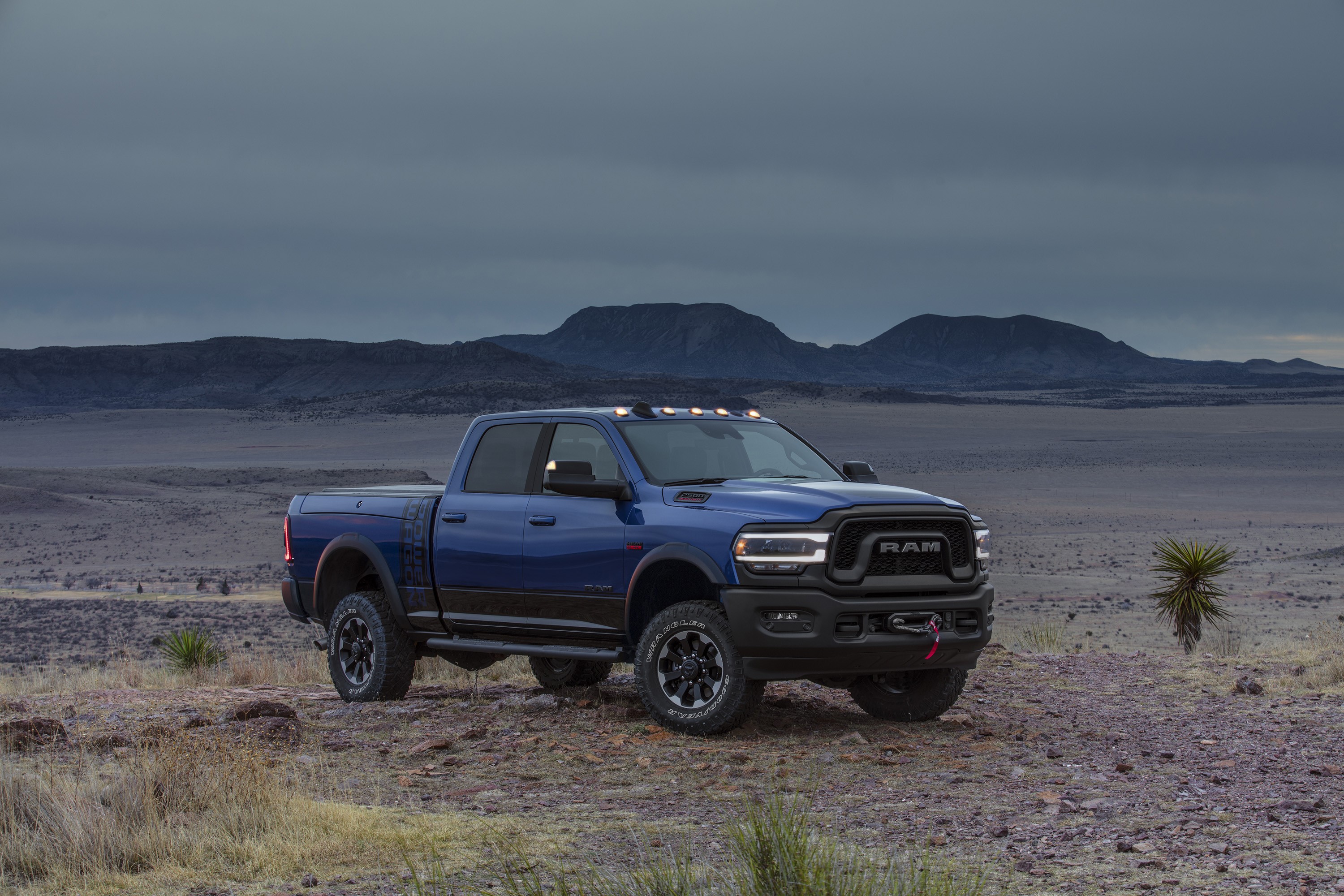 Blue 2019 Ram 2500 Power Wagon Crew Cab Truck HD Wallpaper