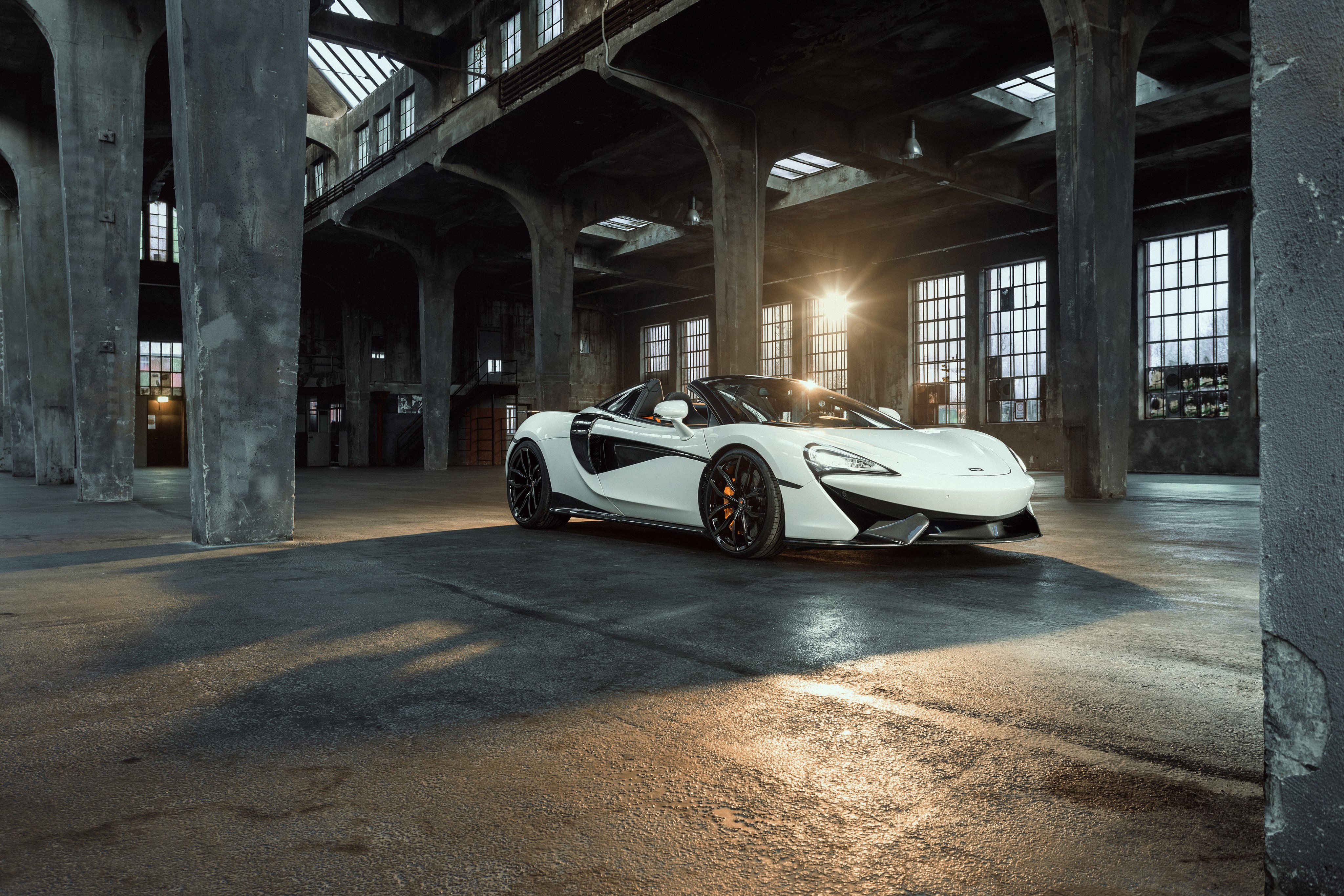4K White 2018 Novitec 570S Spider McLaren HD Wallpaper