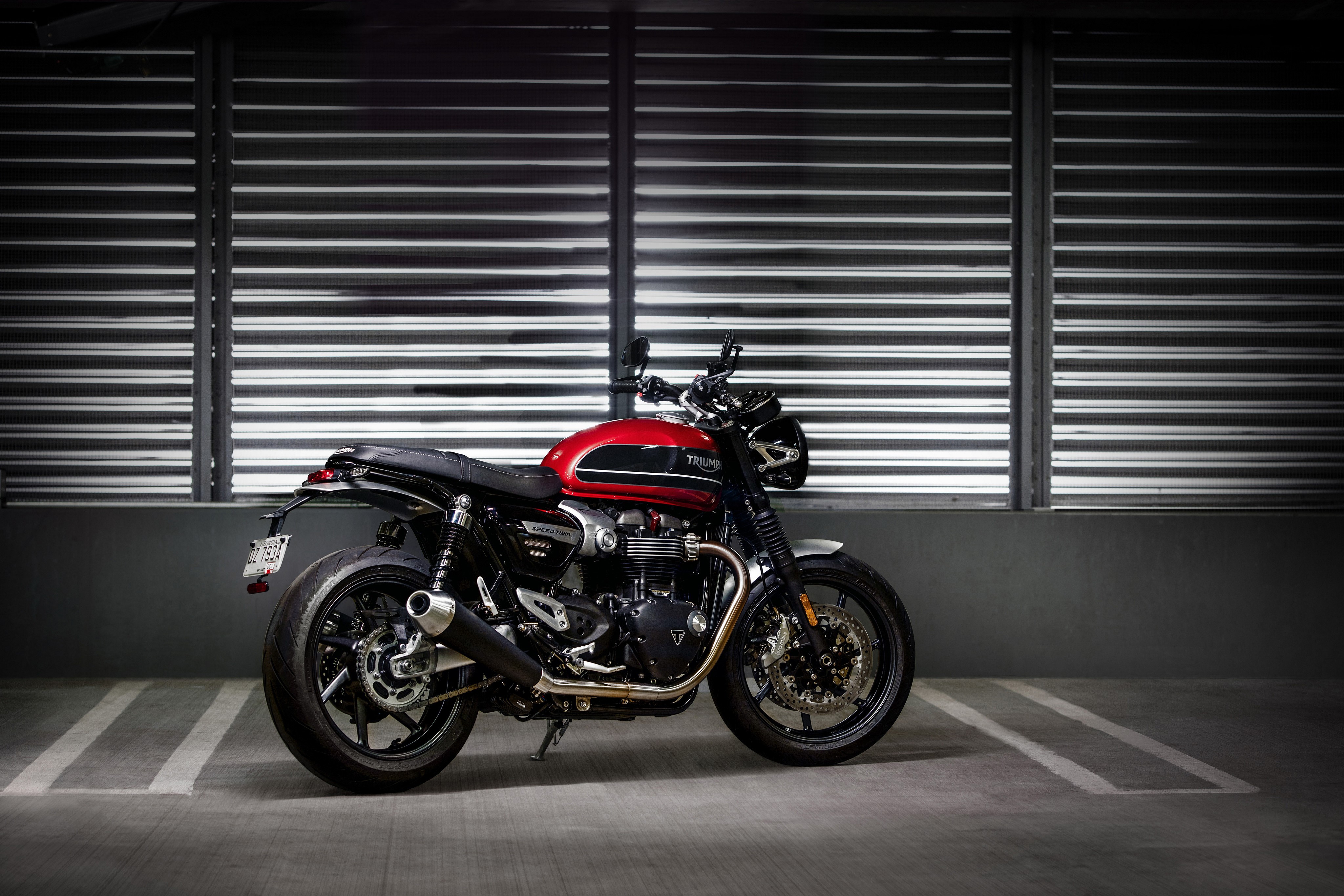 4K 2019 Triumph Speed Twin Motorcycle HD Wallpaper
