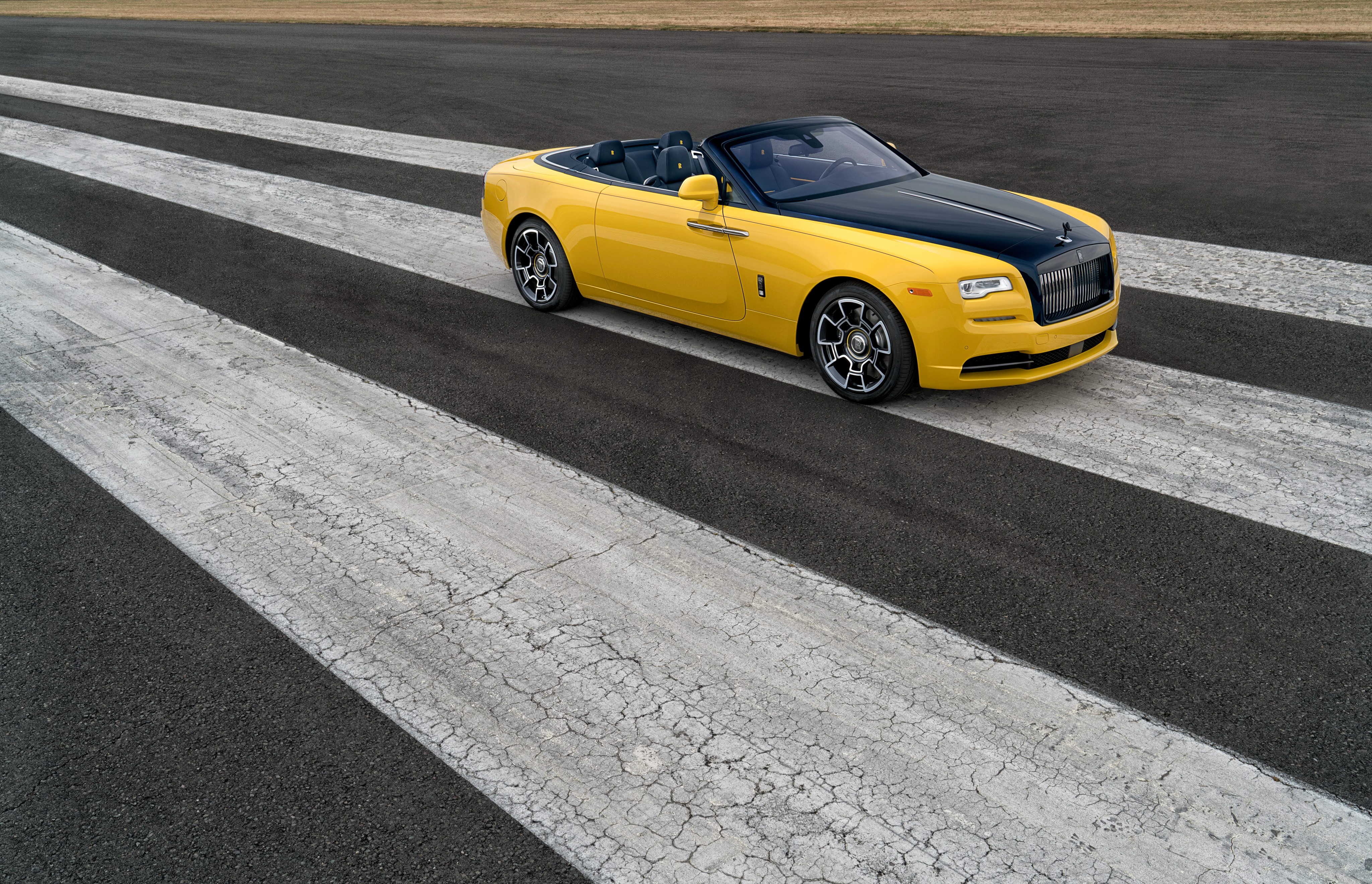 4K Rolls-Royce Dawn Black Badge Cabriolet HD Wallpaper