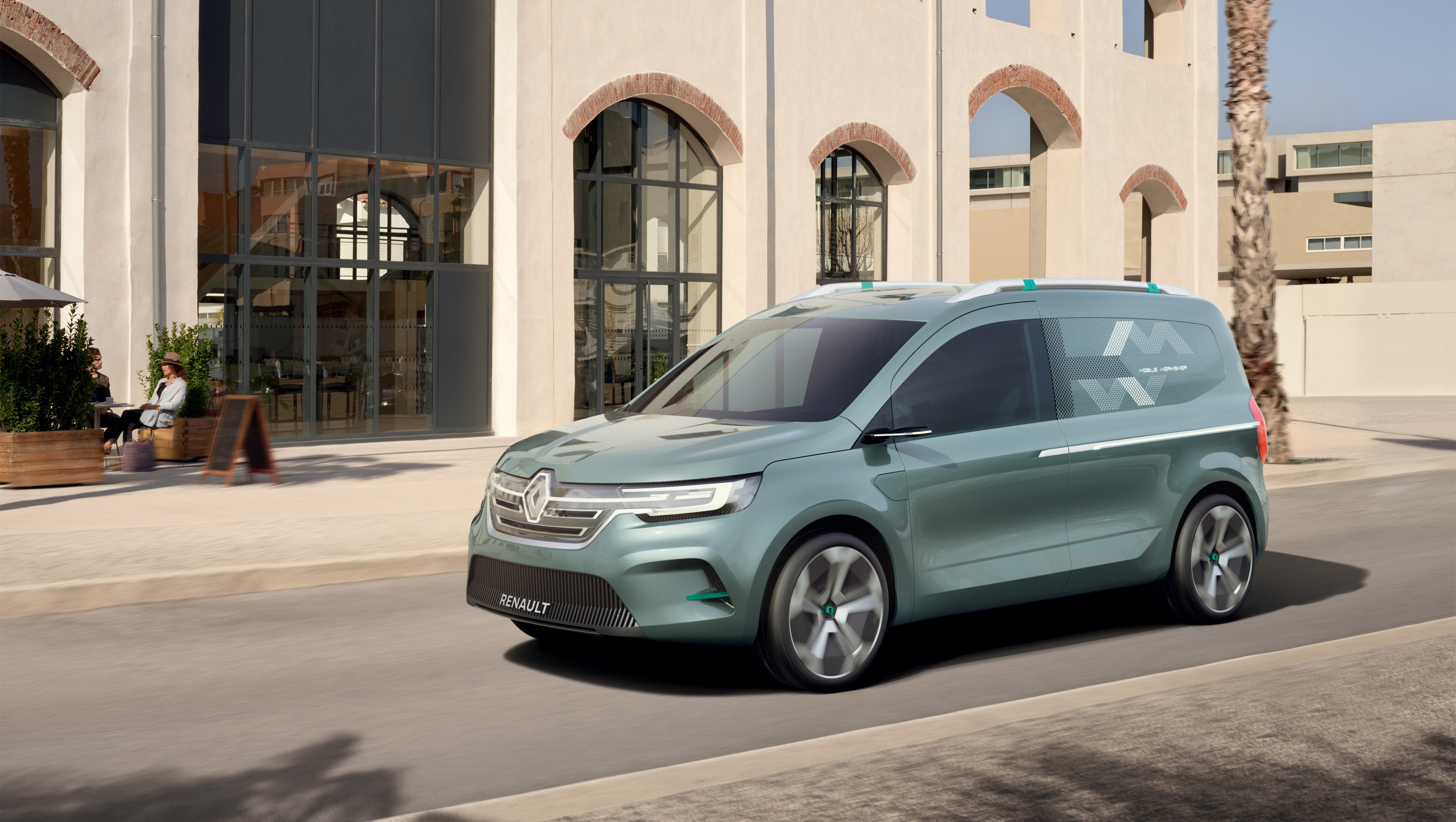 Renault 2019 Kangoo Z.E. Concept Van HD Wallpaper