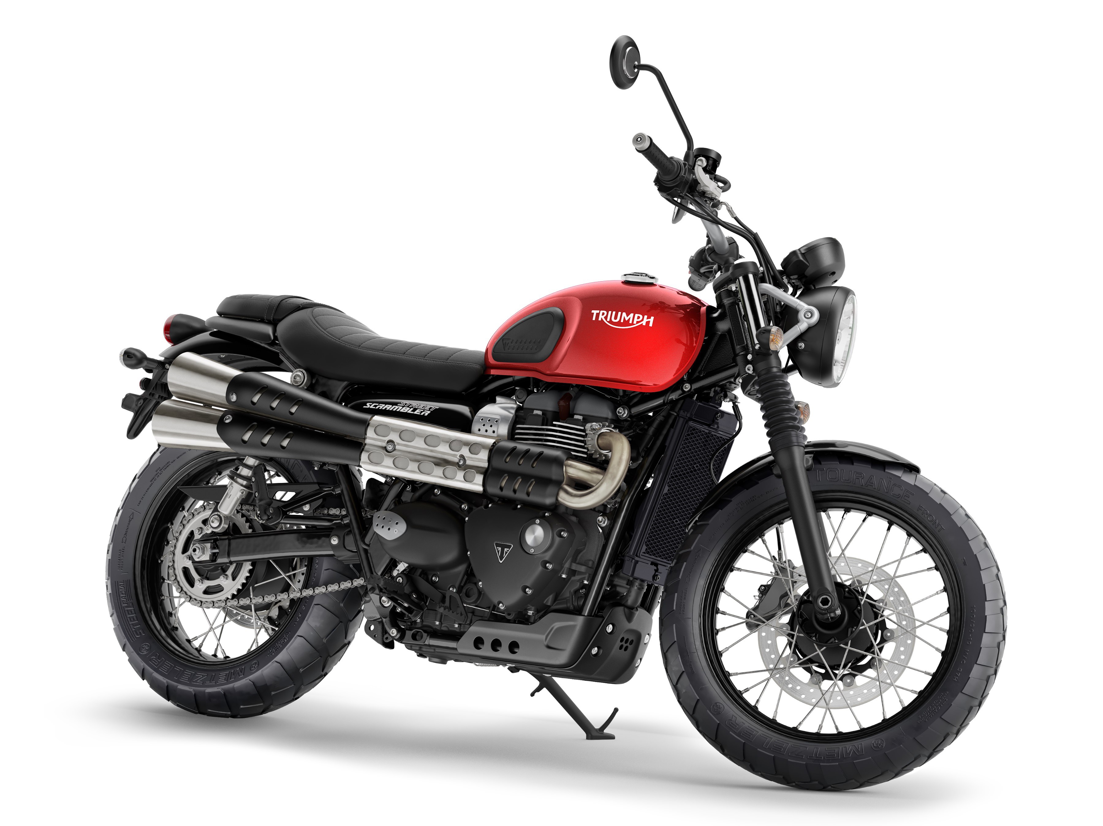 Triumph Street Scrambler motorcycle HD Wallpaper