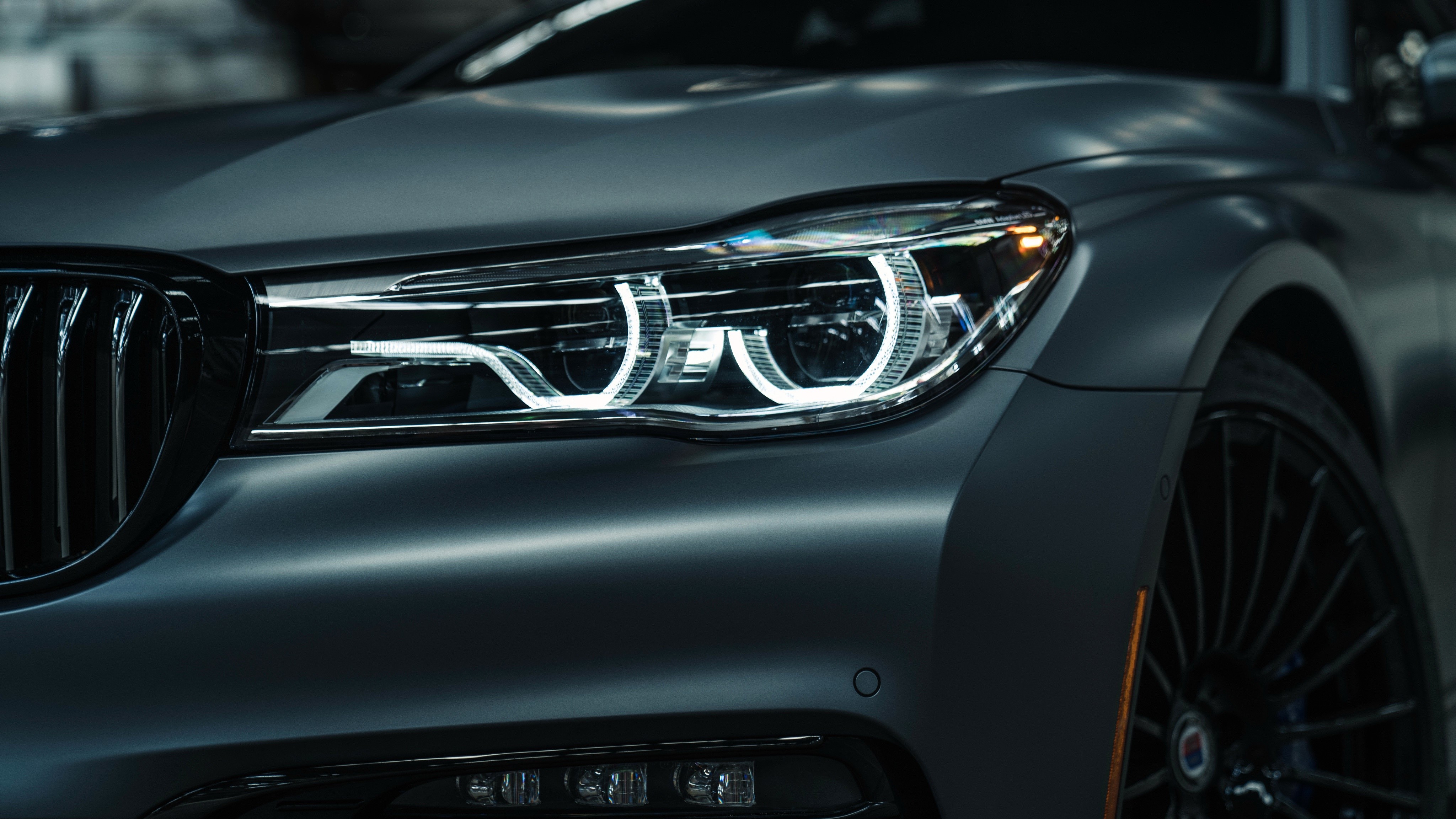 4K 2018 Alpina B7 Bi-Turbo Exclusive Edition BMW Headlights HD Wallpaper