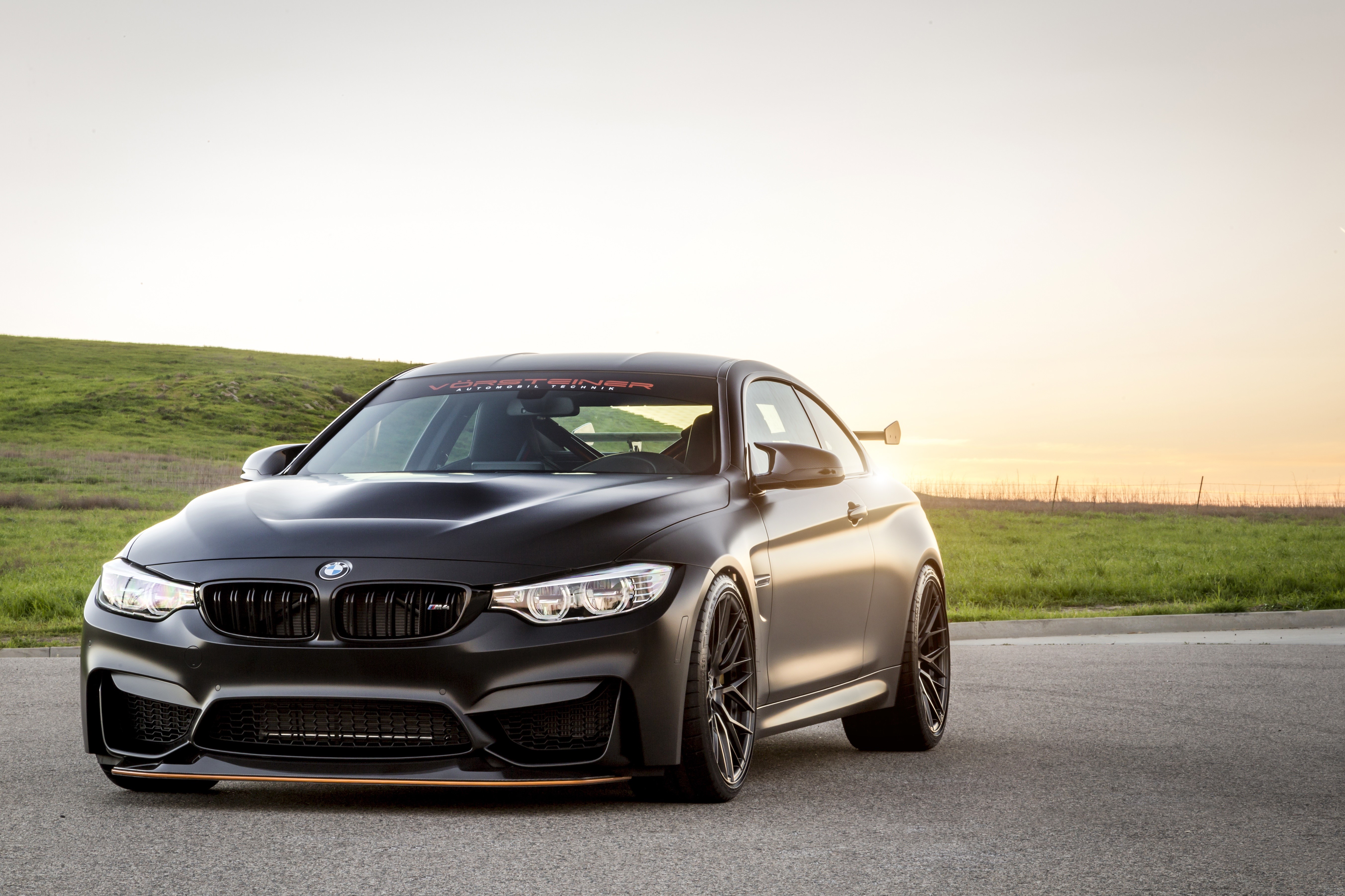 Matte Black BMW M4 GTS HD Wallpaper