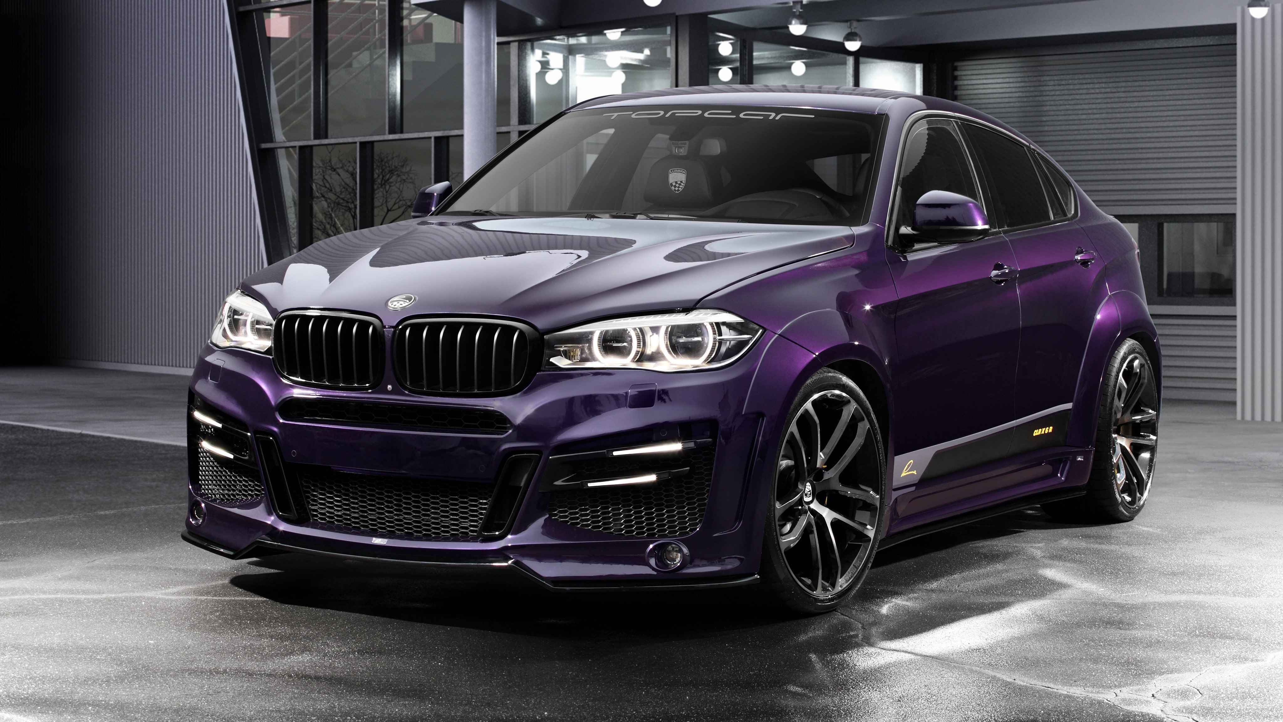 Violet CLR Lumma Design X6R BMW Crossover HD Wallpaper