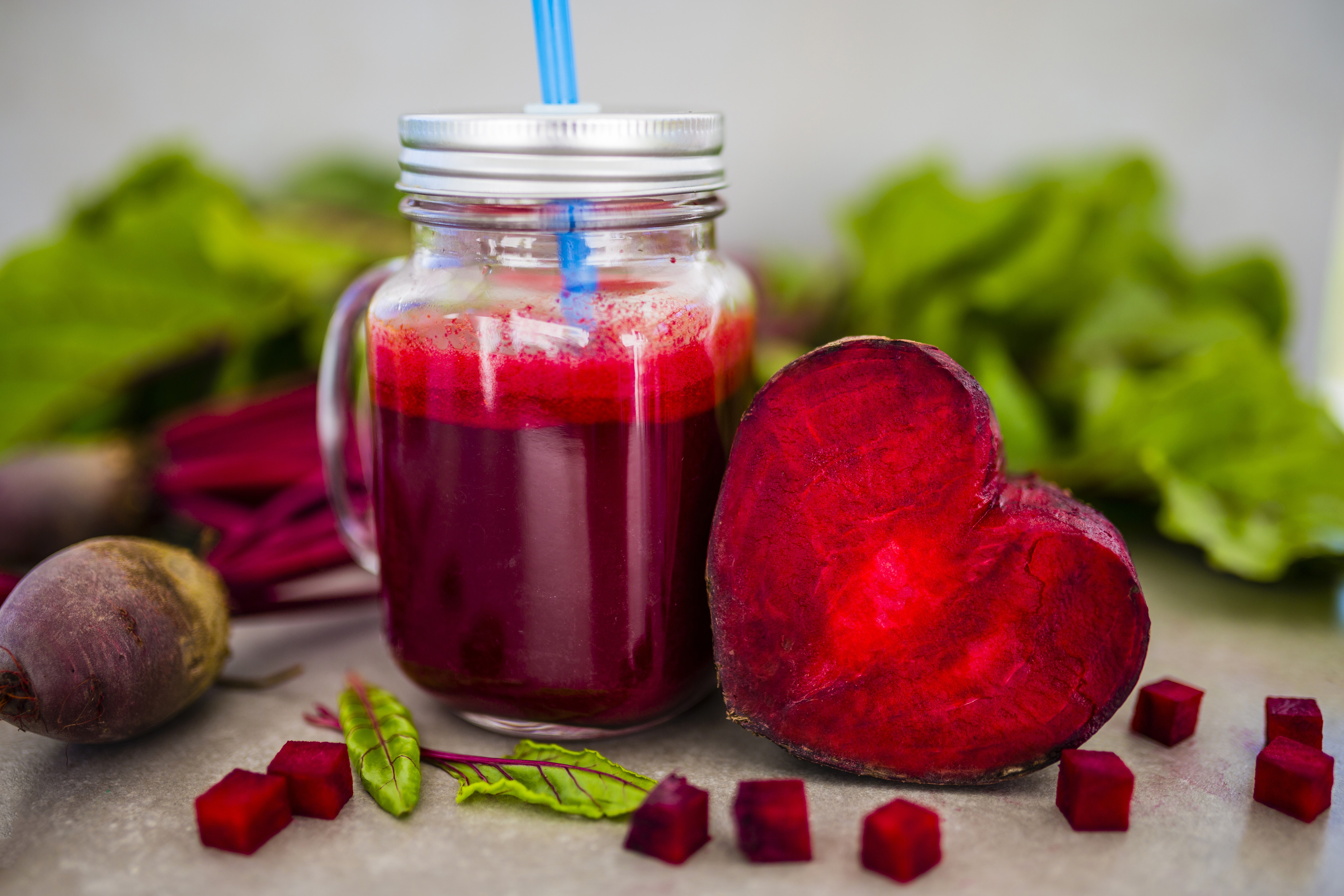 Beet juice in a mug with beets HD Wallpaper