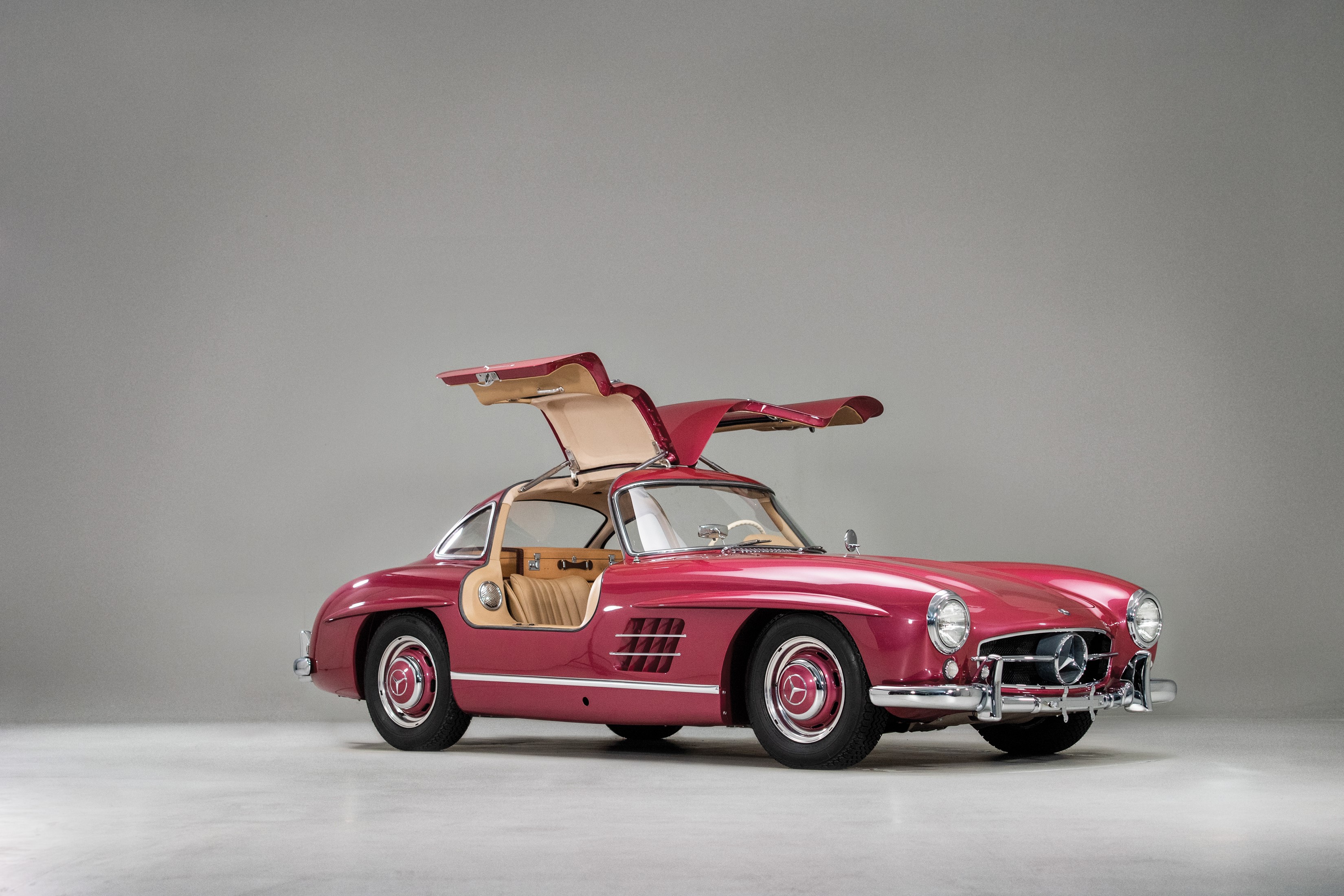 1956 Mercedes-Benz 300 SL Gullwing Coupe HD Wallpaper