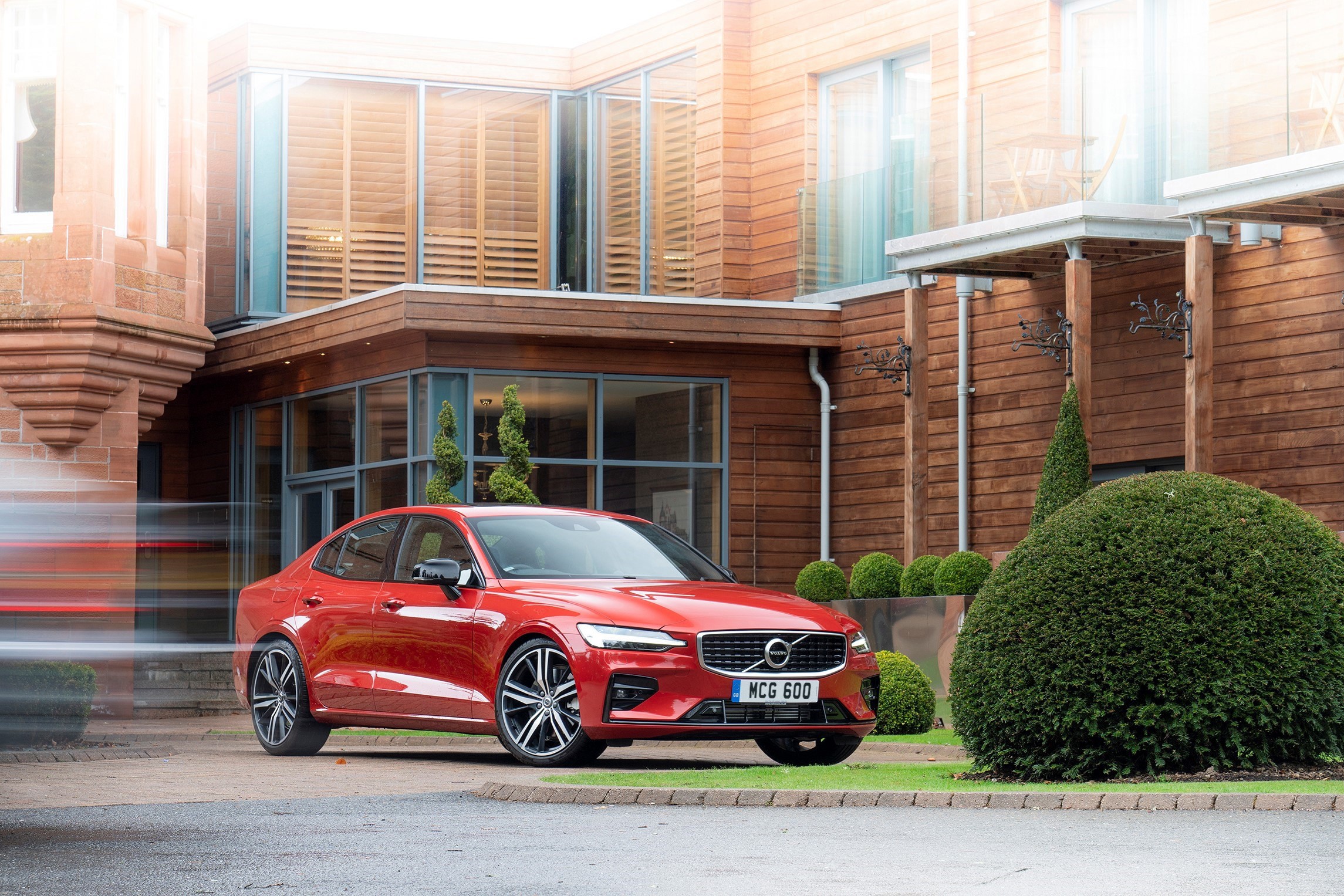 Red 2019 Volvo S60 T5 R-Design HD Wallpaper