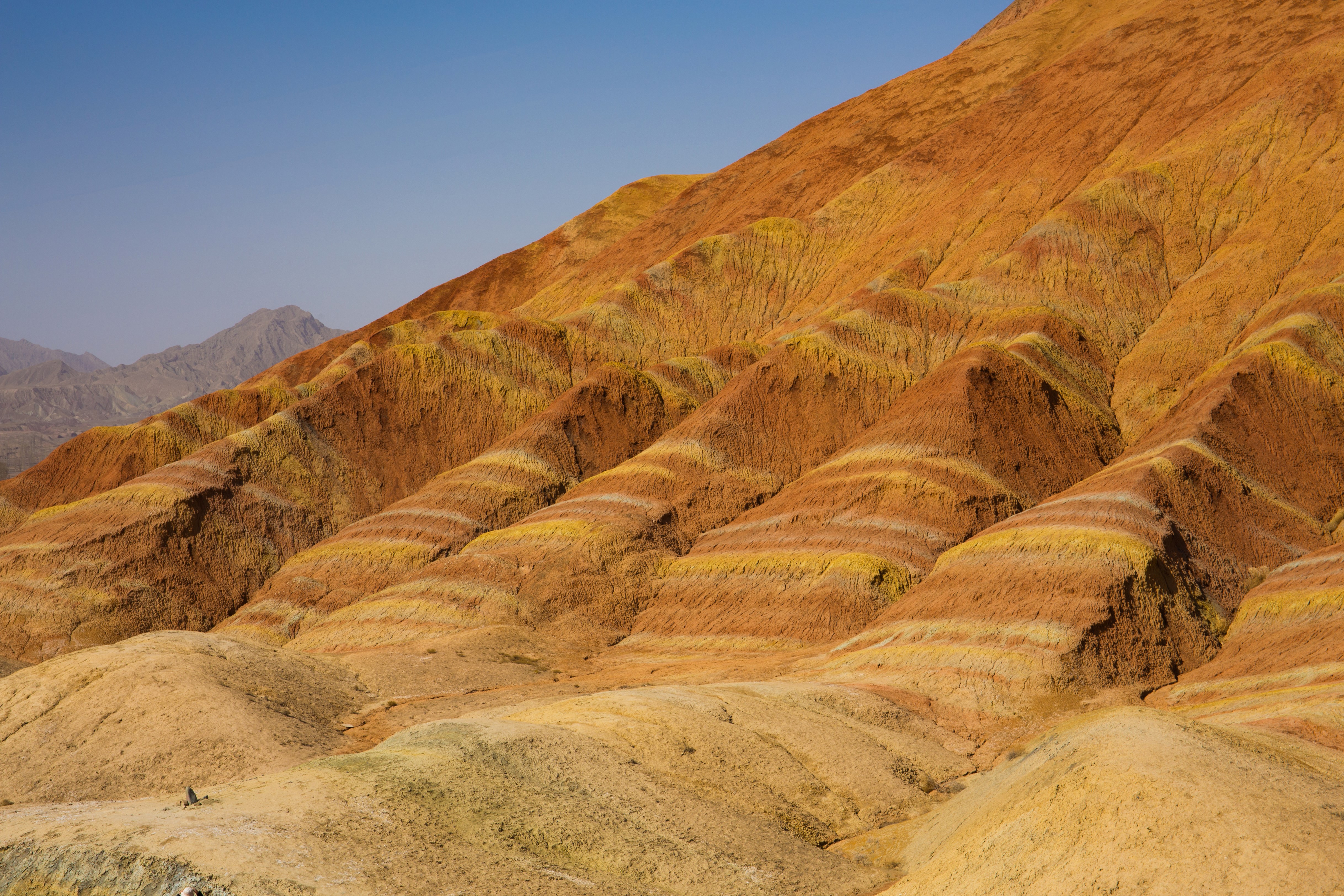 Rainbow Mountains in Zhangye National Geopark, China HD Wallpaper