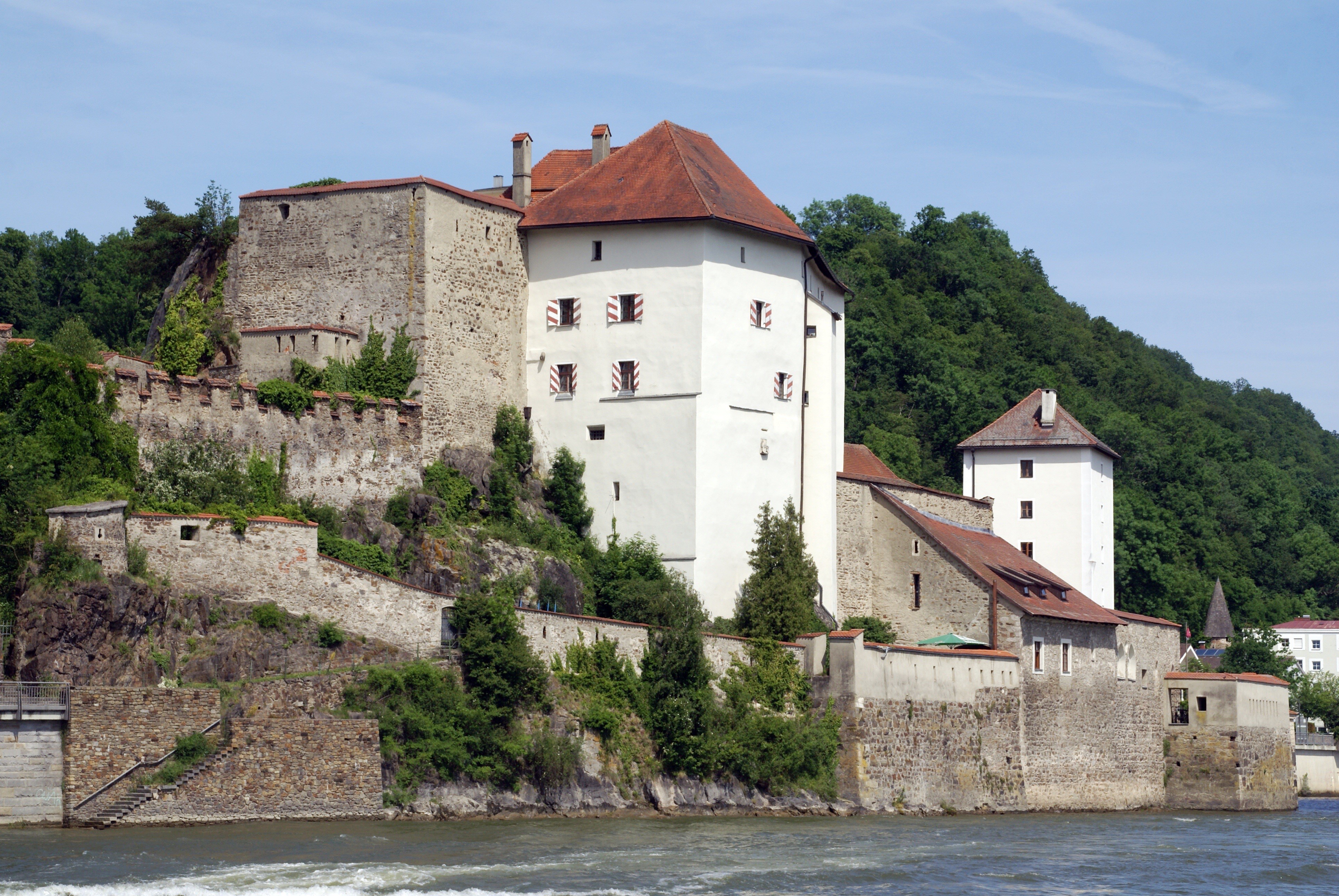 Veste Oberhaus Castle in Passau, Bavaria, Germany HD Wallpaper