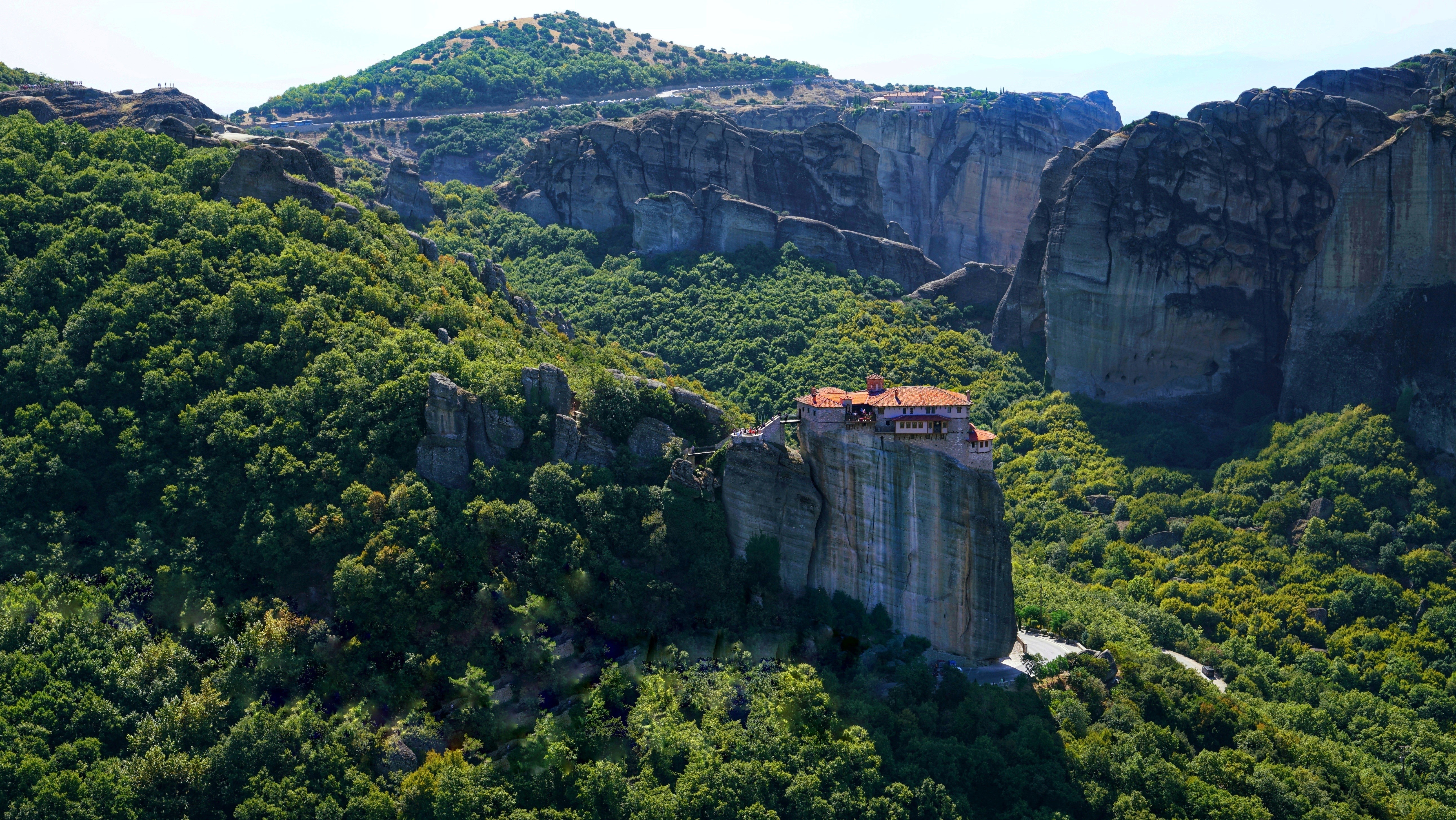 Meteora Monasteries in Greece HD Wallpaper
