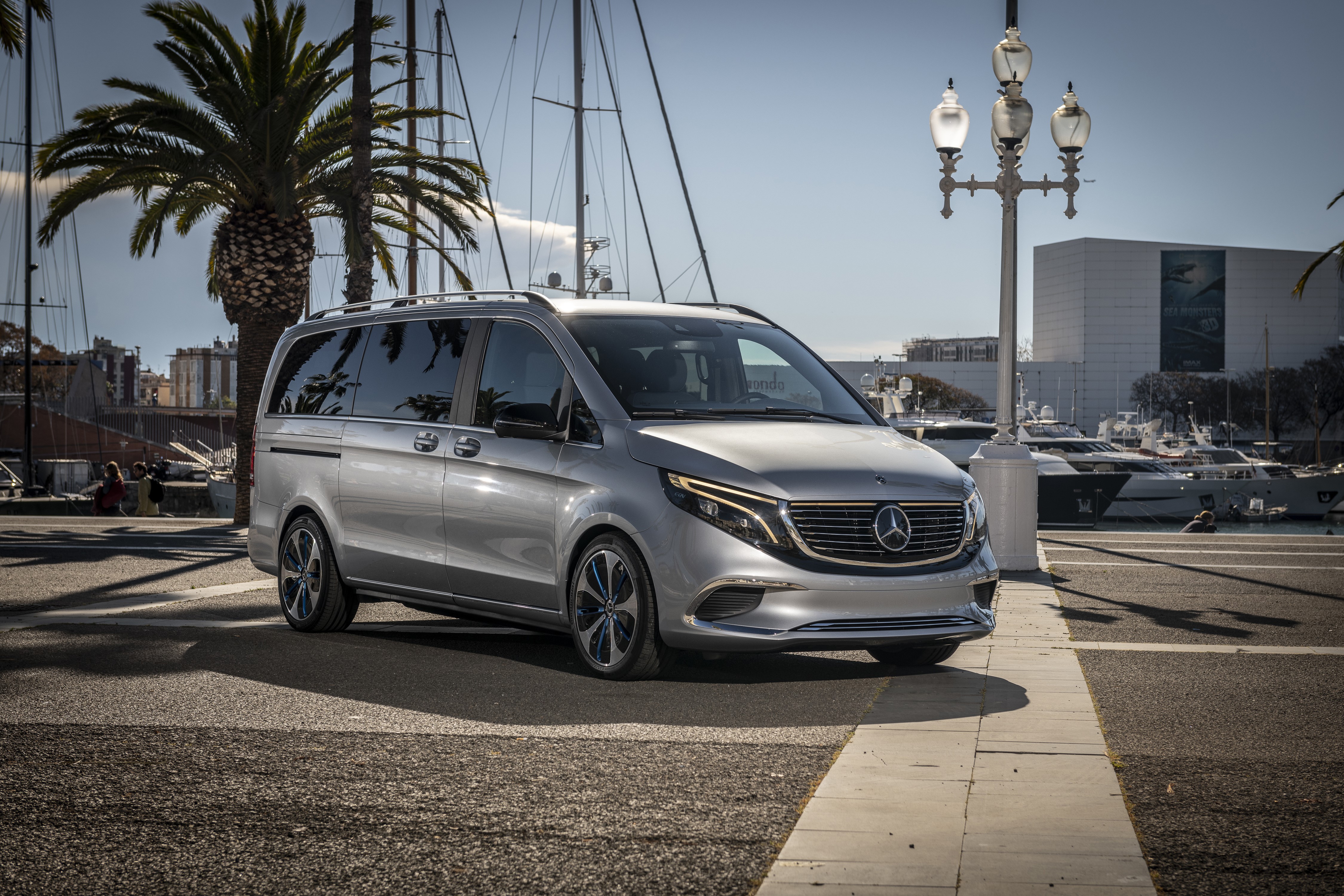 4K 2019 Mercedes-Benz Concept EQV HD Wallpaper