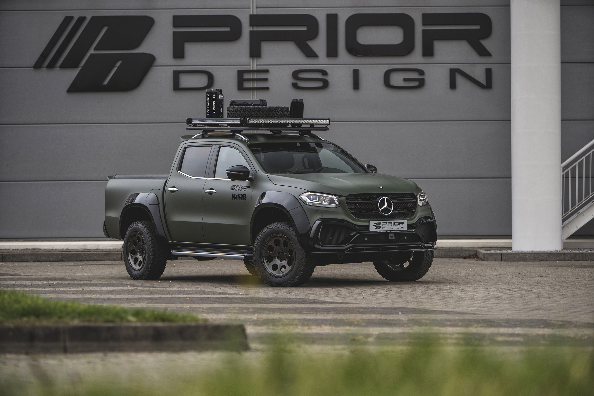 Prior-Design PD550 Widebody Mercedes-Benz Pickup Truck HD Wallpaper