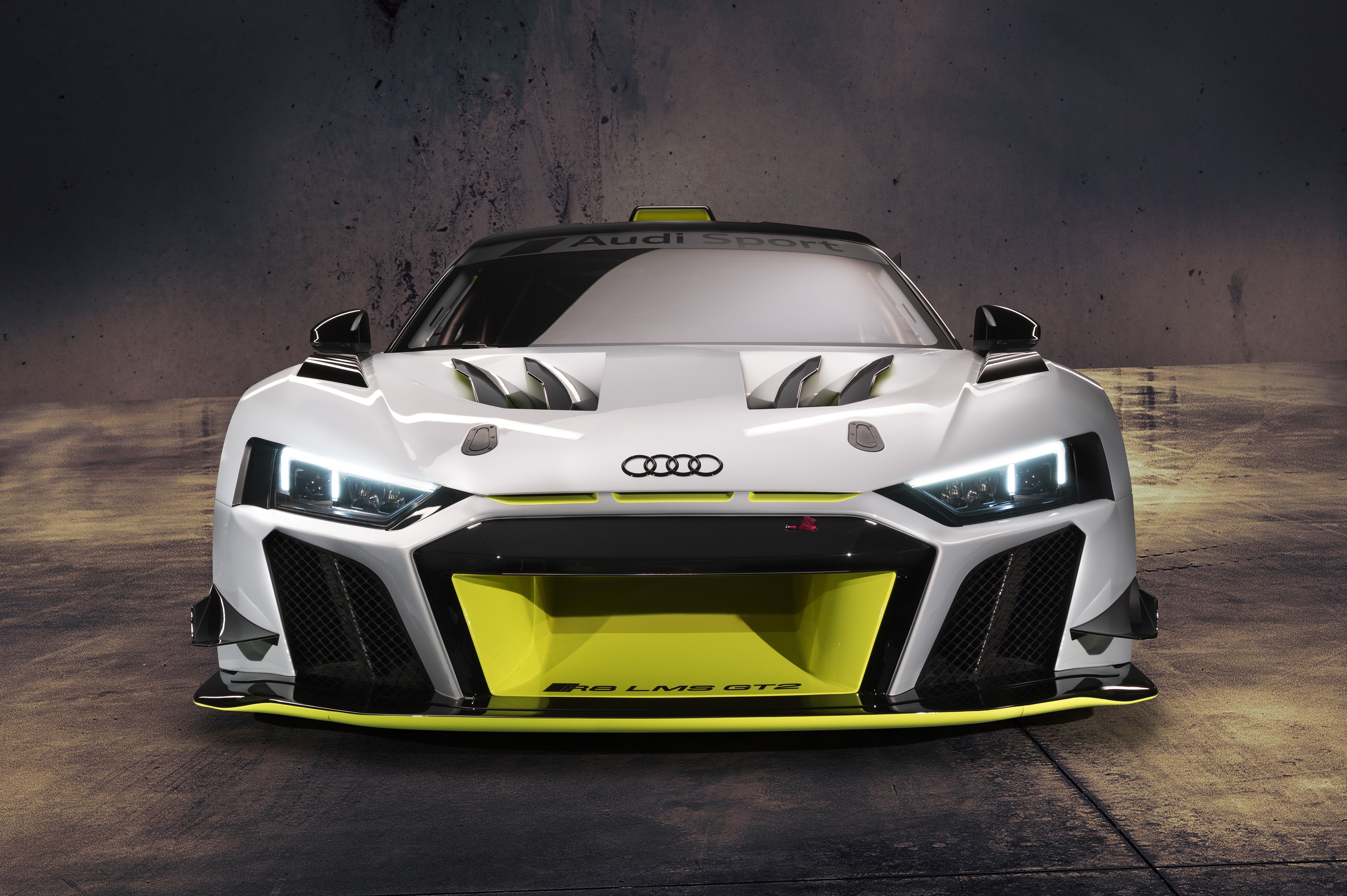 Audi R8 GT2 LMS race car HD Wallpaper