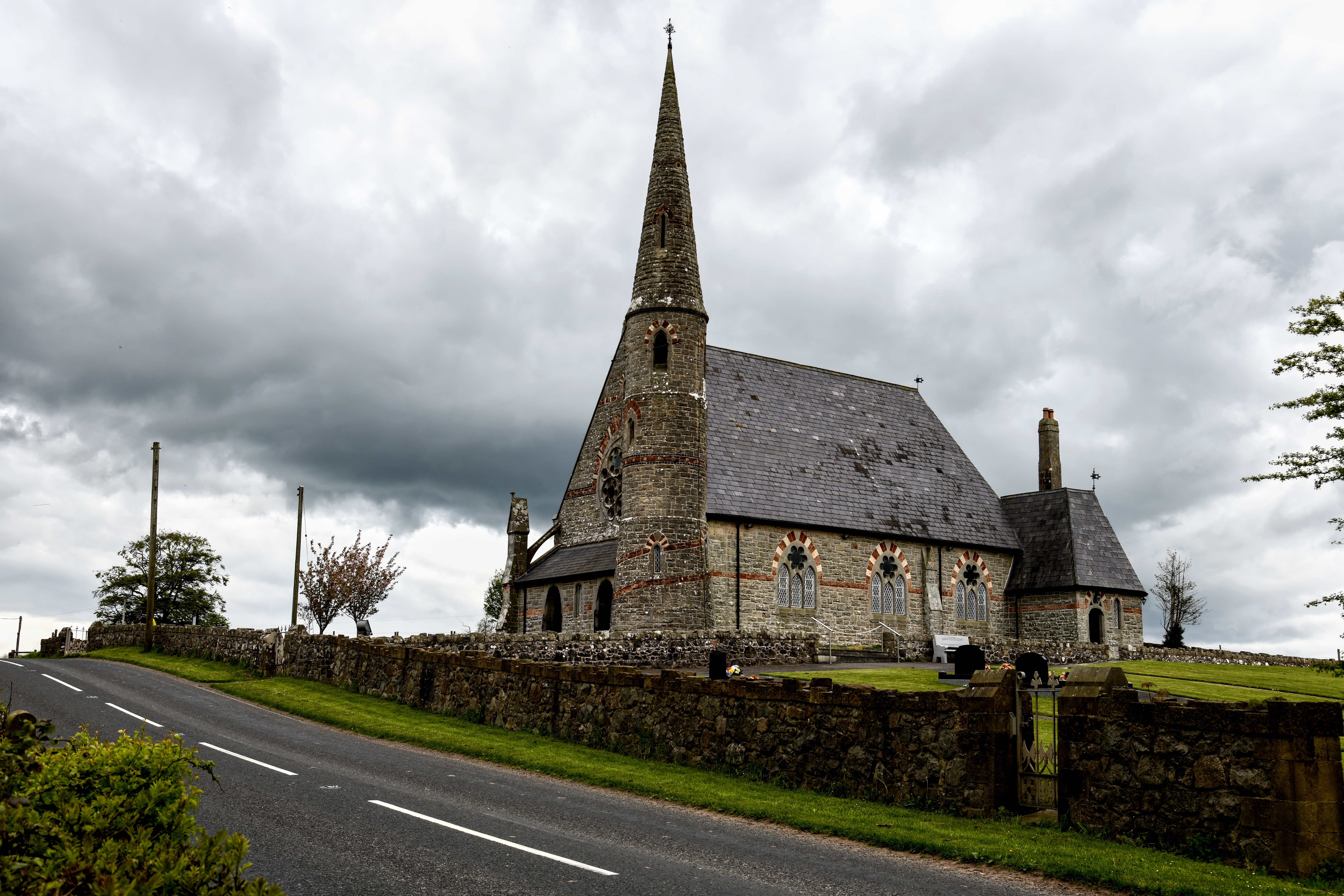 St. Patrick's Church, Ballyclog, County Tyrone, Ireland HD Wallpaper
