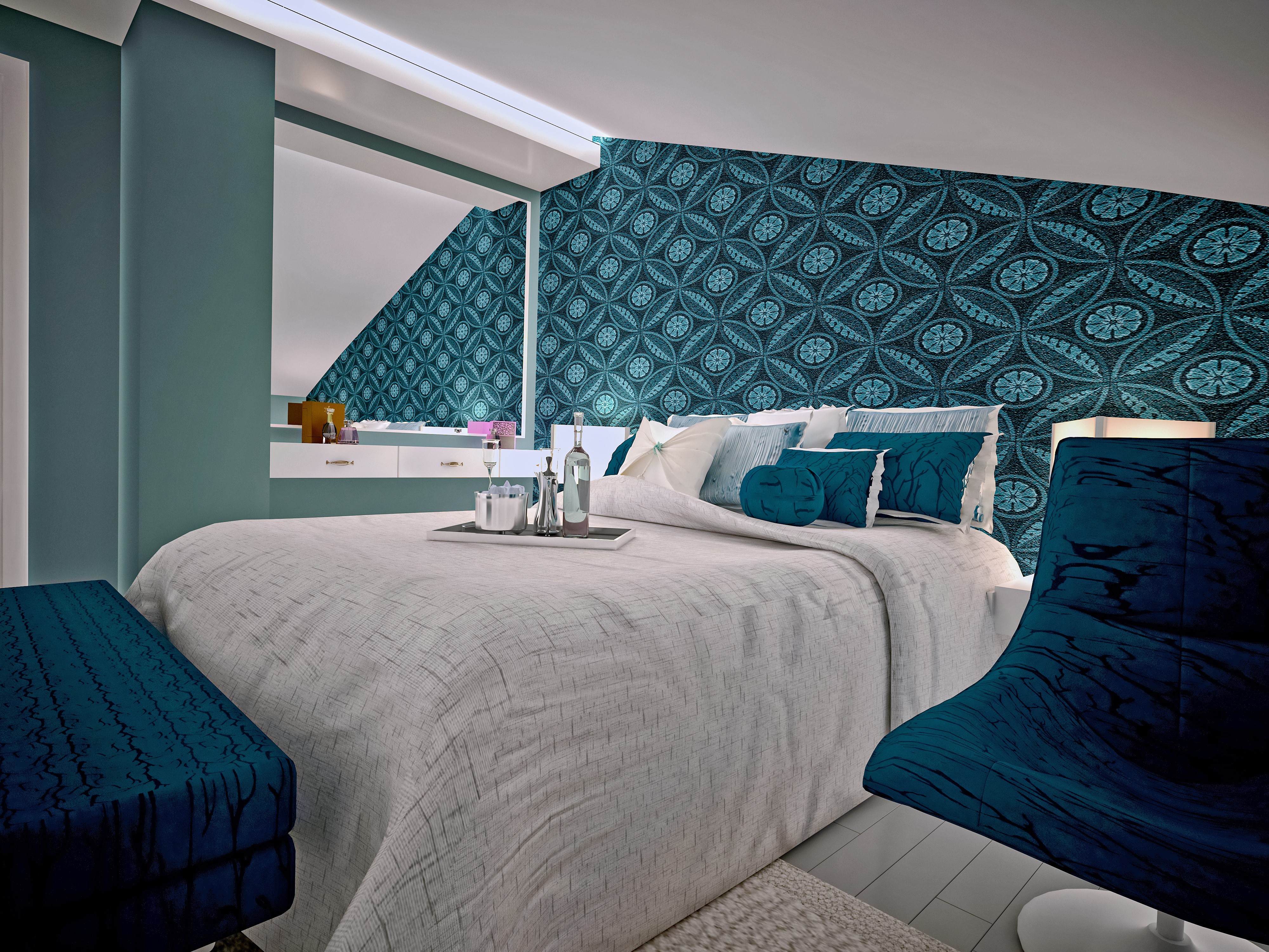 Bedroom Interior Design HD Wallpaper