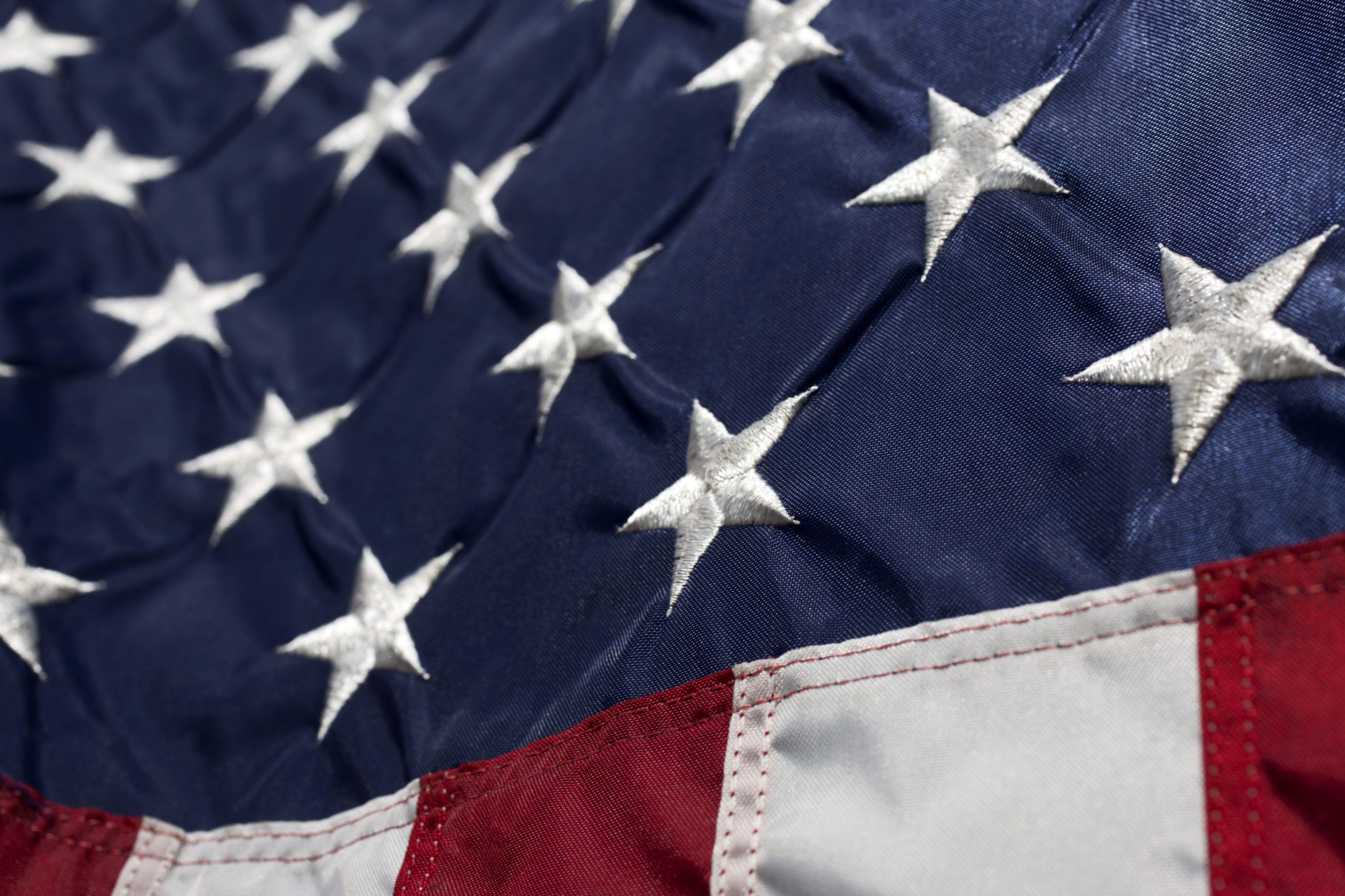 USA Flag Closeup HD Wallpaper