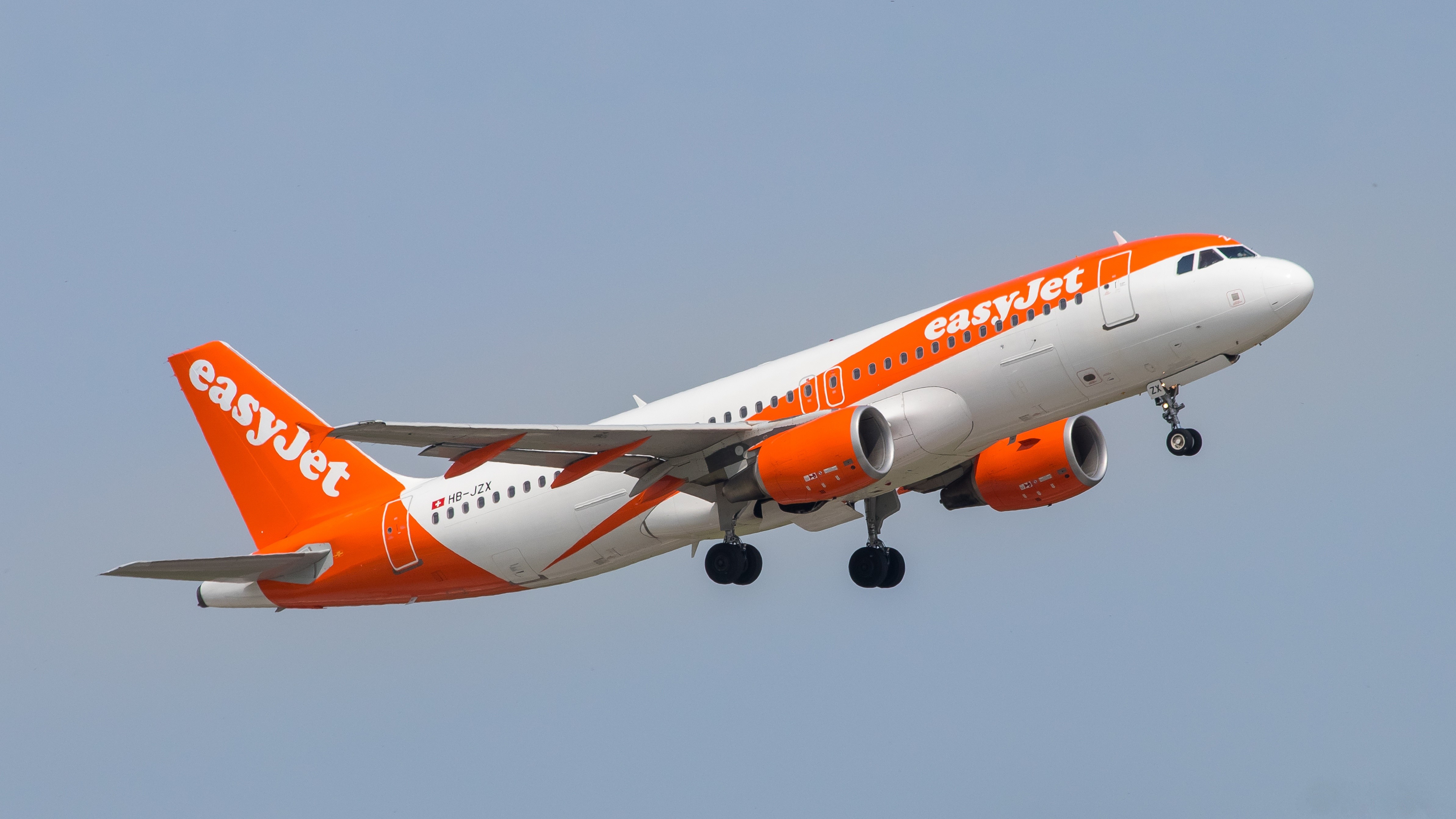 EasyJet Switzerland Airbus A320-214 Airplane HD Wallpaper