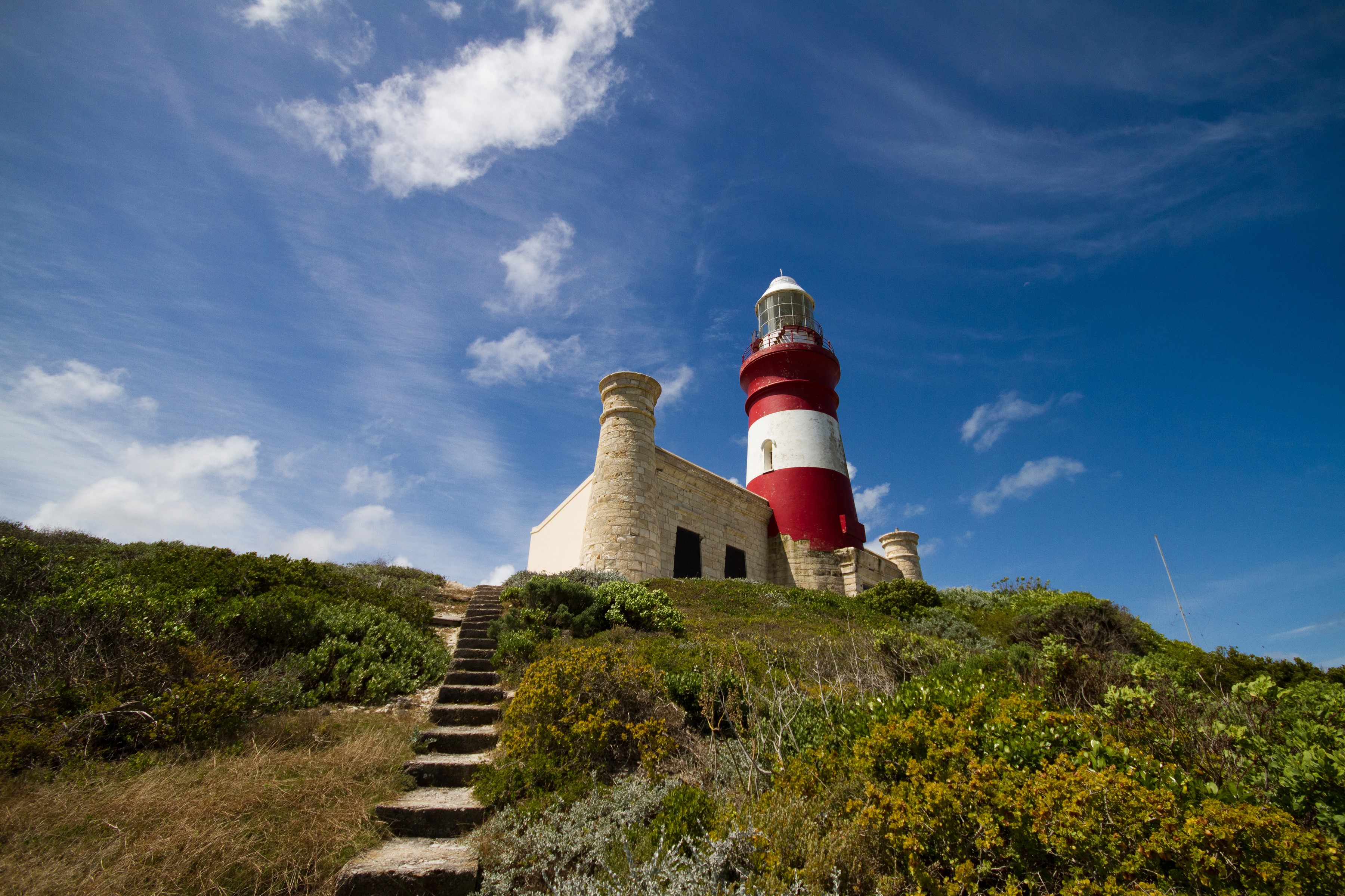 Cape Agulhas Lighthouse, South Africa HD Wallpaper