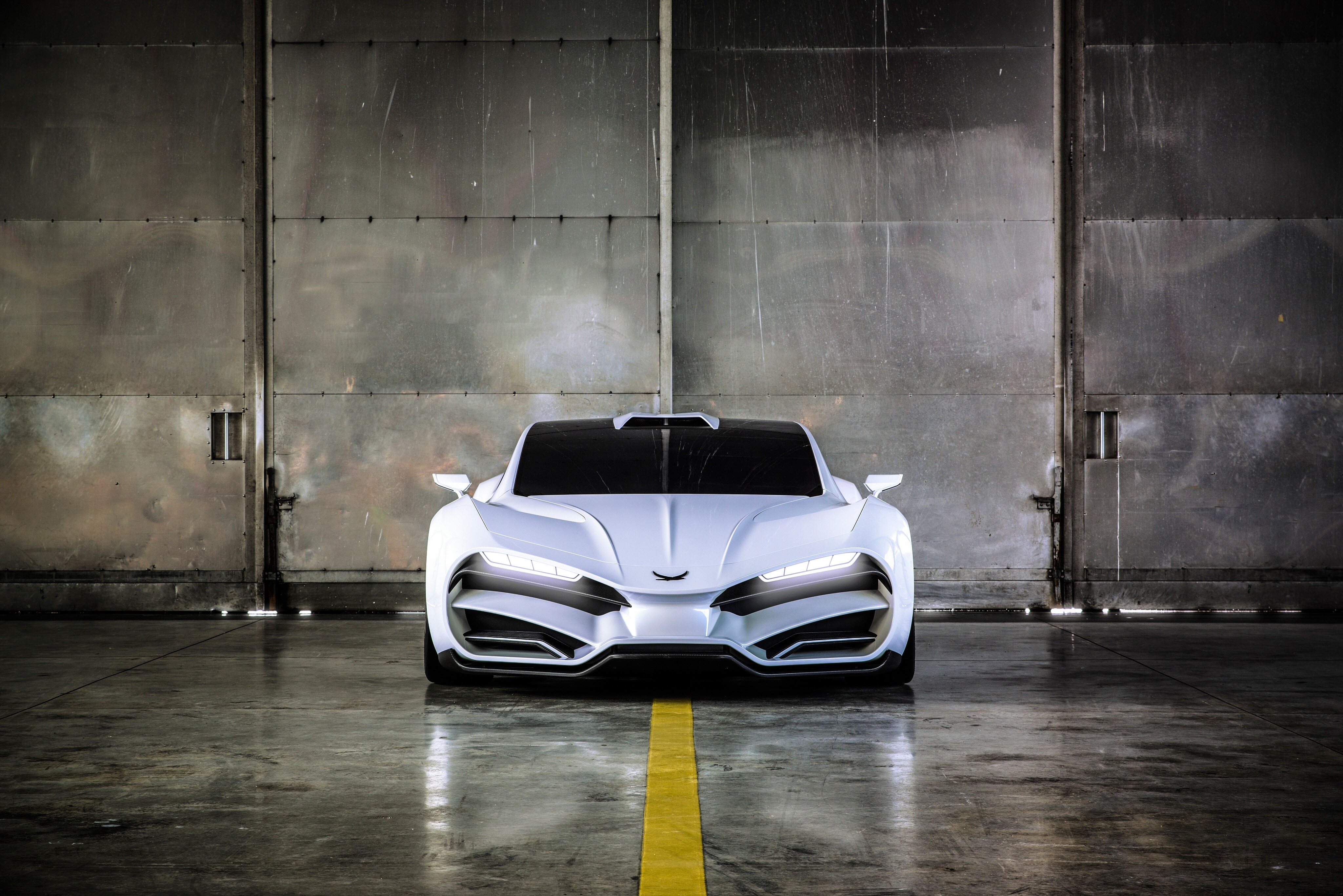 4K White 2018 Milan automobile GMBH HD Wallpaper