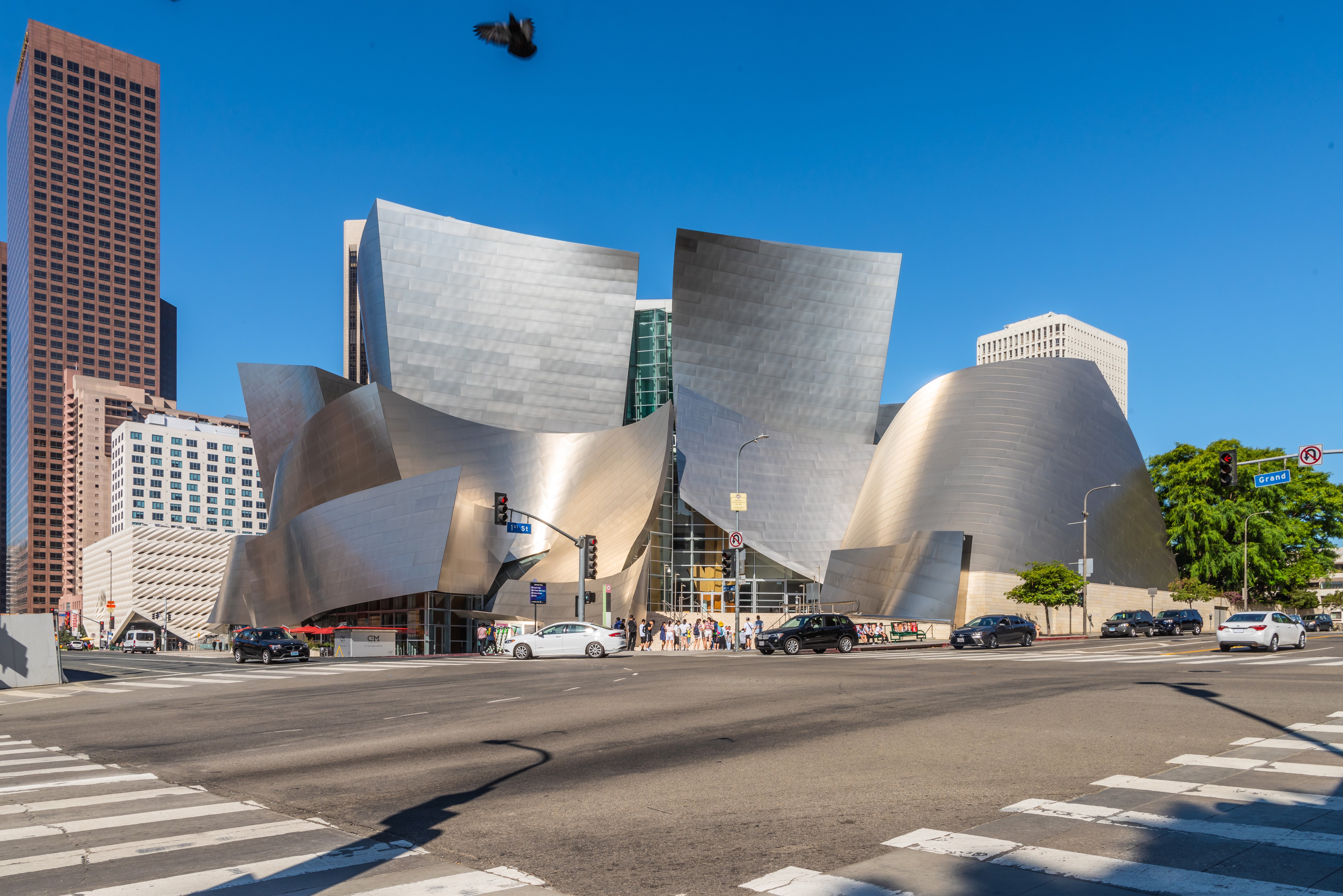 Walt Disney Concert Hall in Los Angeles, California HD Wallpaper
