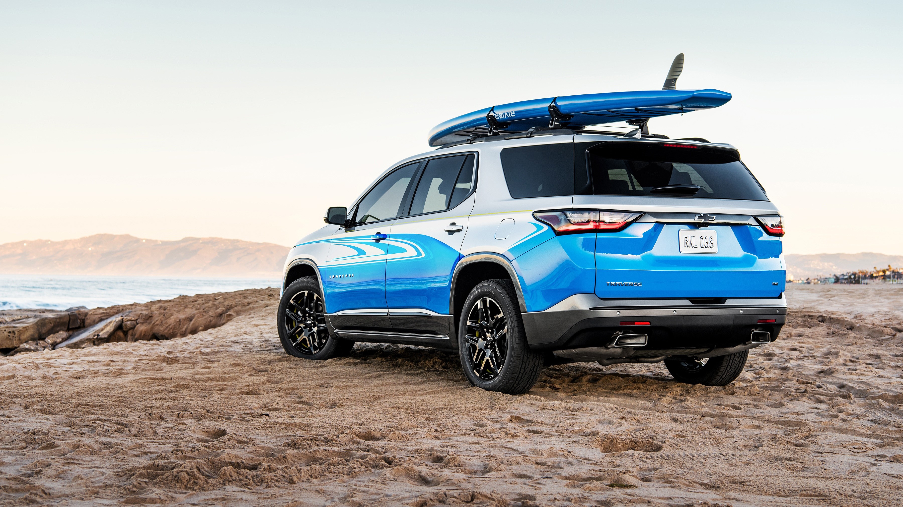 Chevrolet Traverse SUP Concept on a beach HD Wallpaper