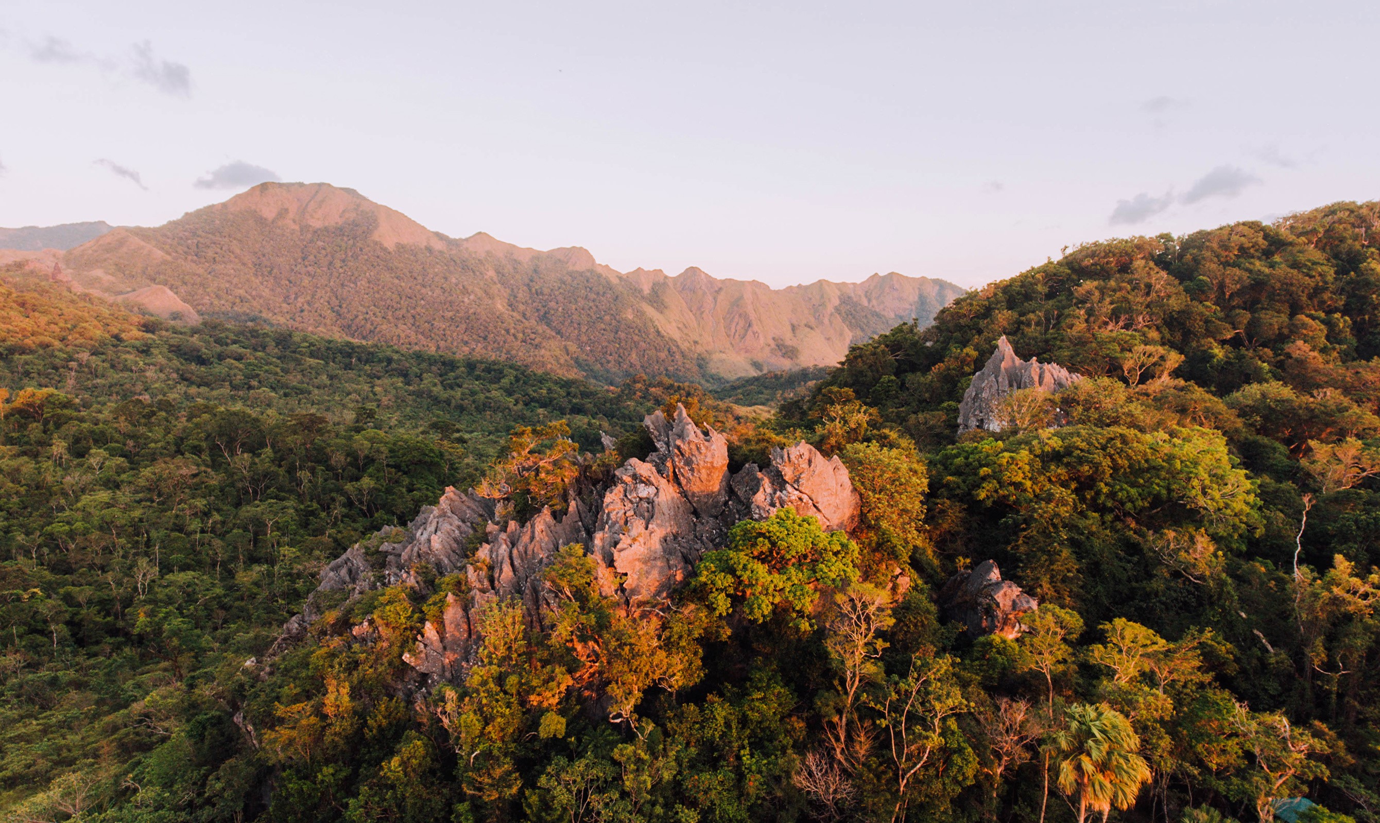 Mountains and Forests in the Philippines HD Wallpaper