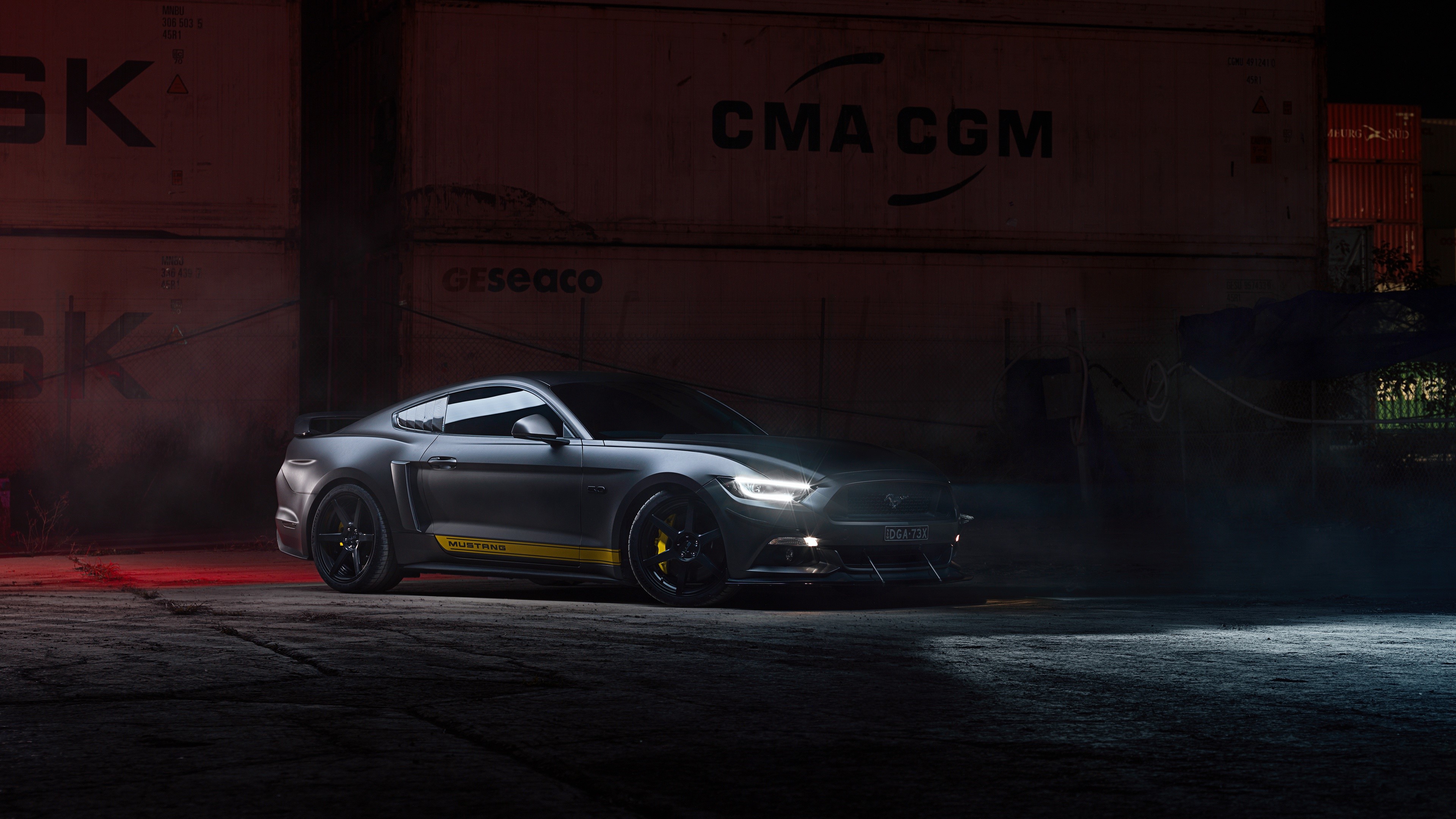 Grey Mustang GT 700hp by Dennis Ardel HD Wallpaper
