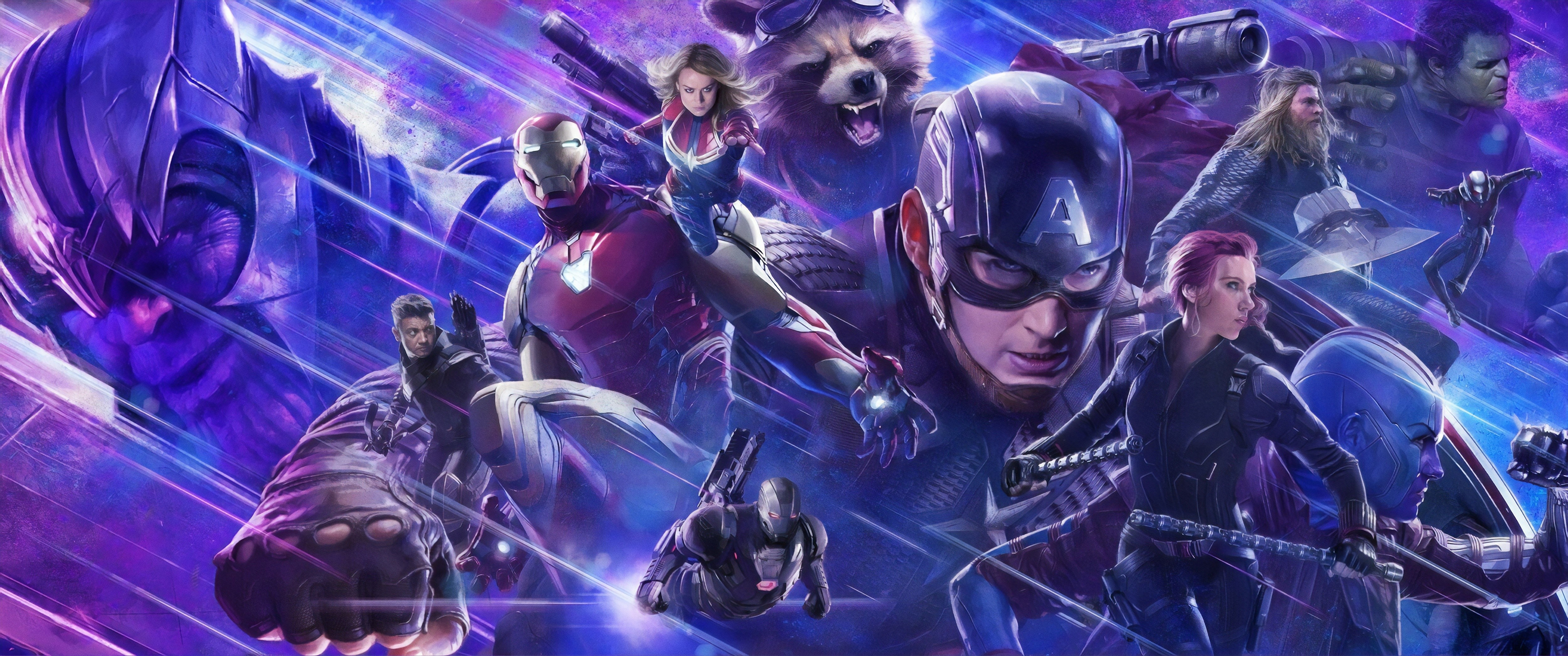Avengers: Endgame Heroes Captain America and Iron Man HD Wallpaper