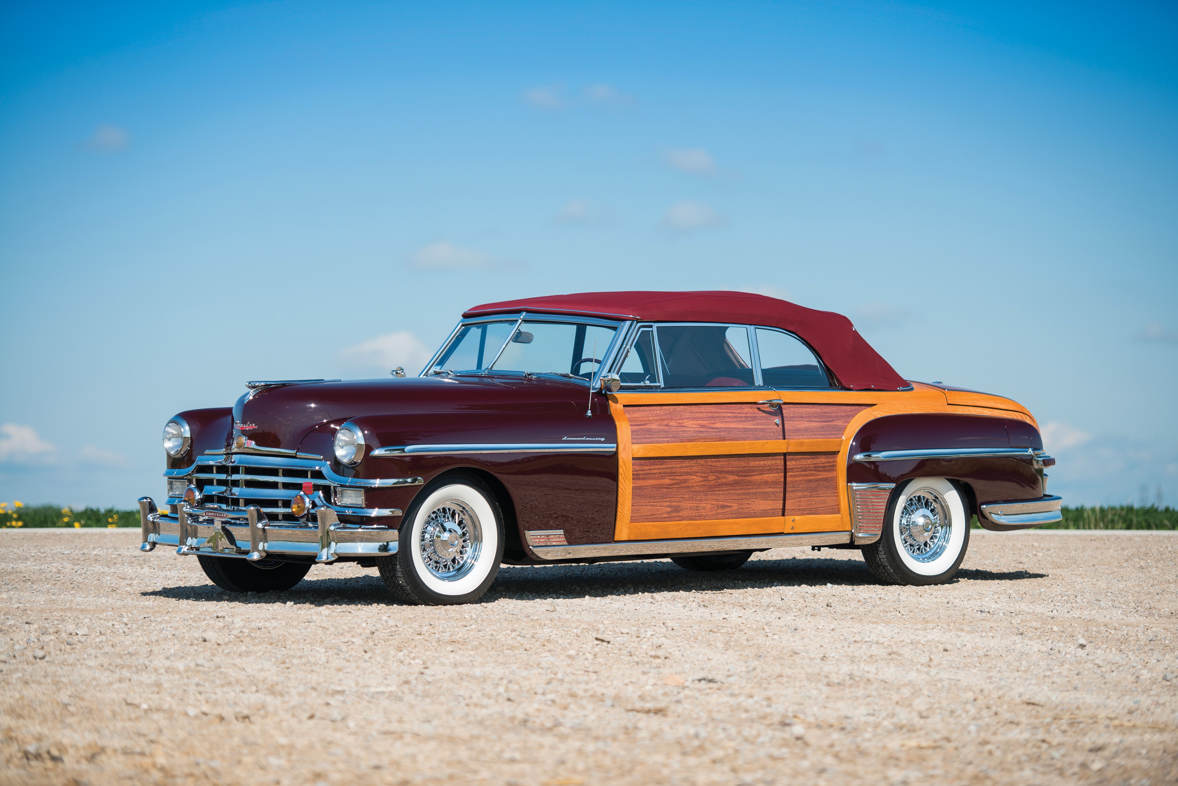 1949 Chrysler Town & Country Convertible HD Wallpaper