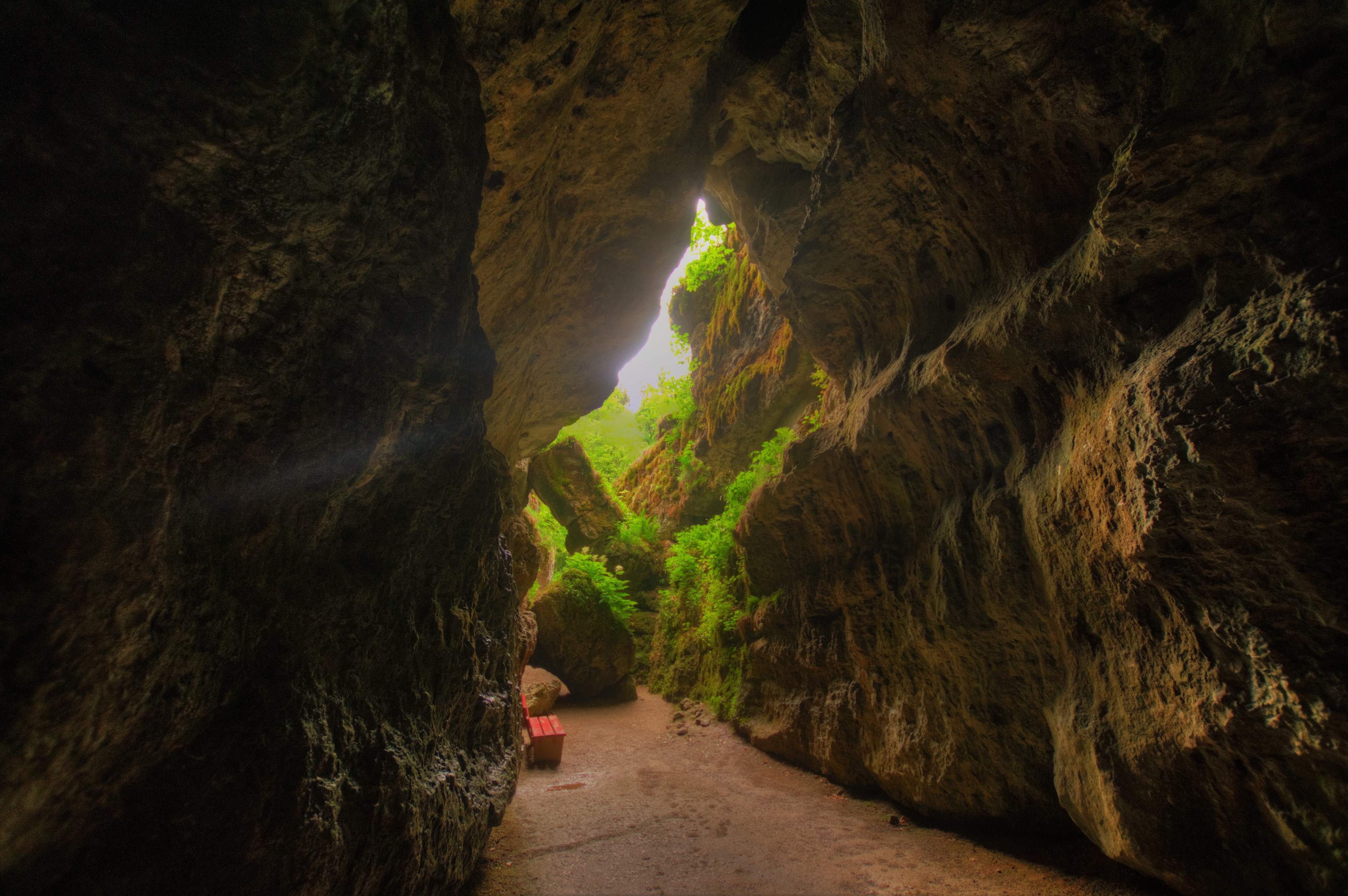 Cave in Bavaria, Germany HD Wallpaper