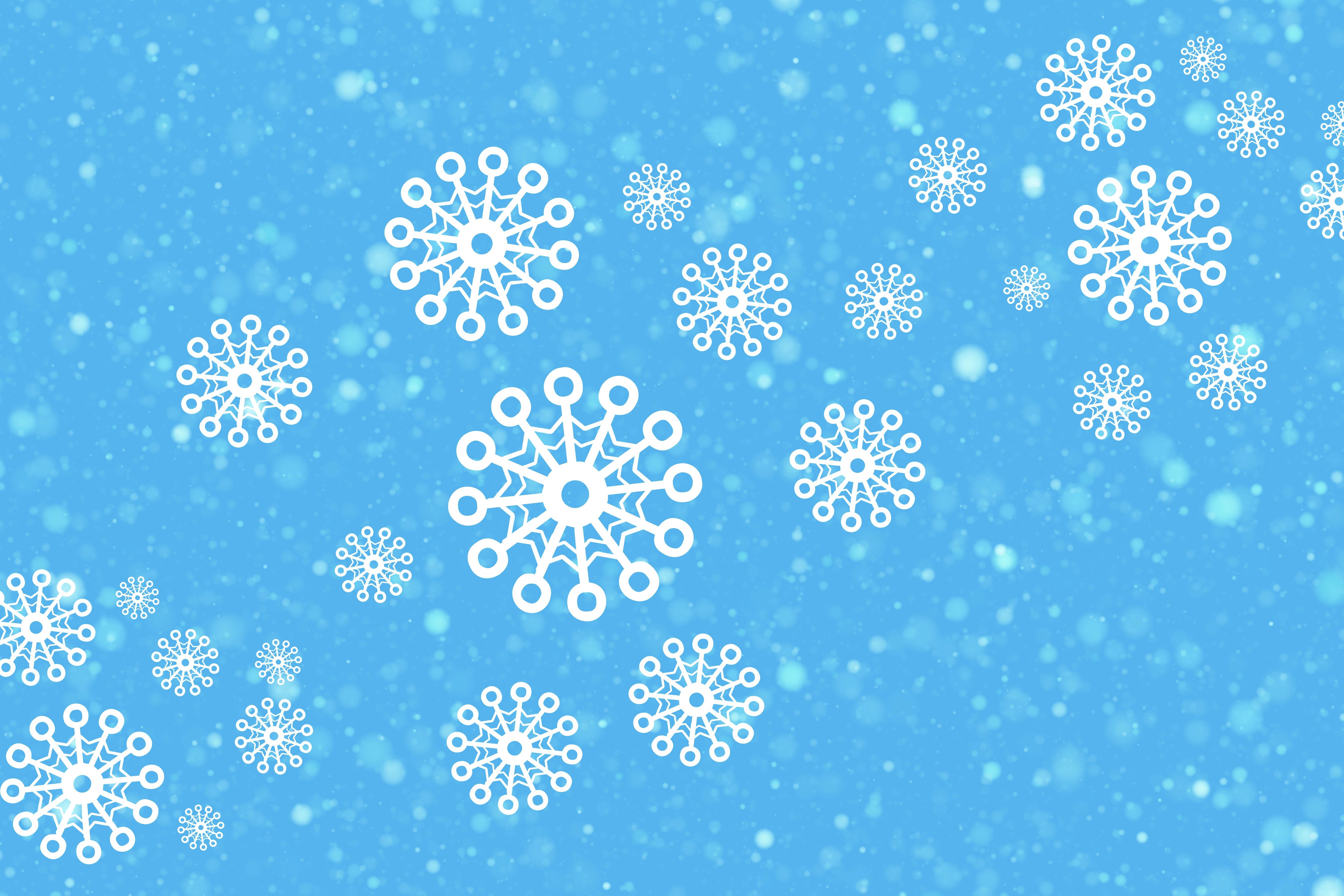 Snowflakes Texture 4K HD Wallpaper
