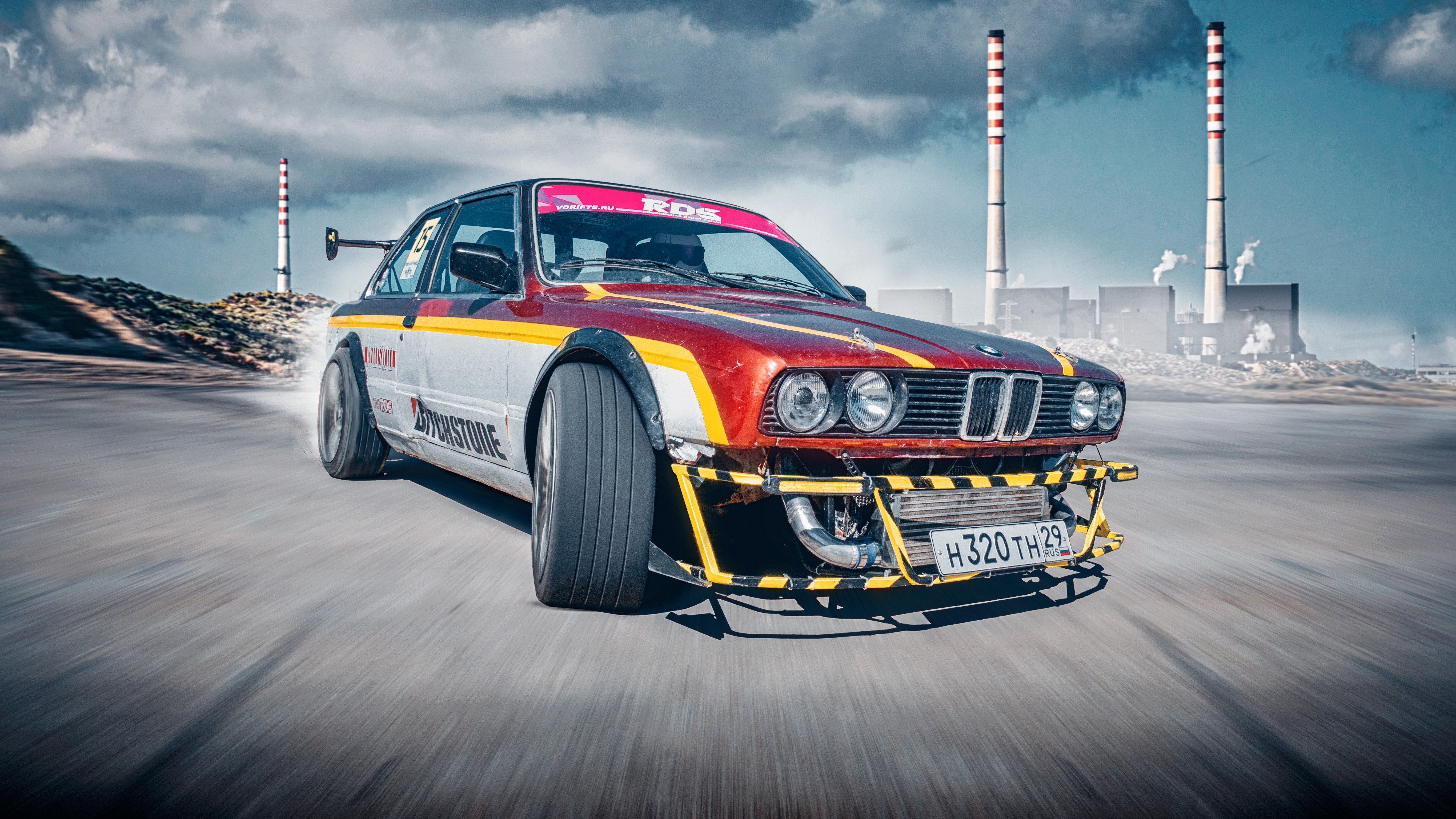 BMW E30 3 Series Drifting HD Wallpaper