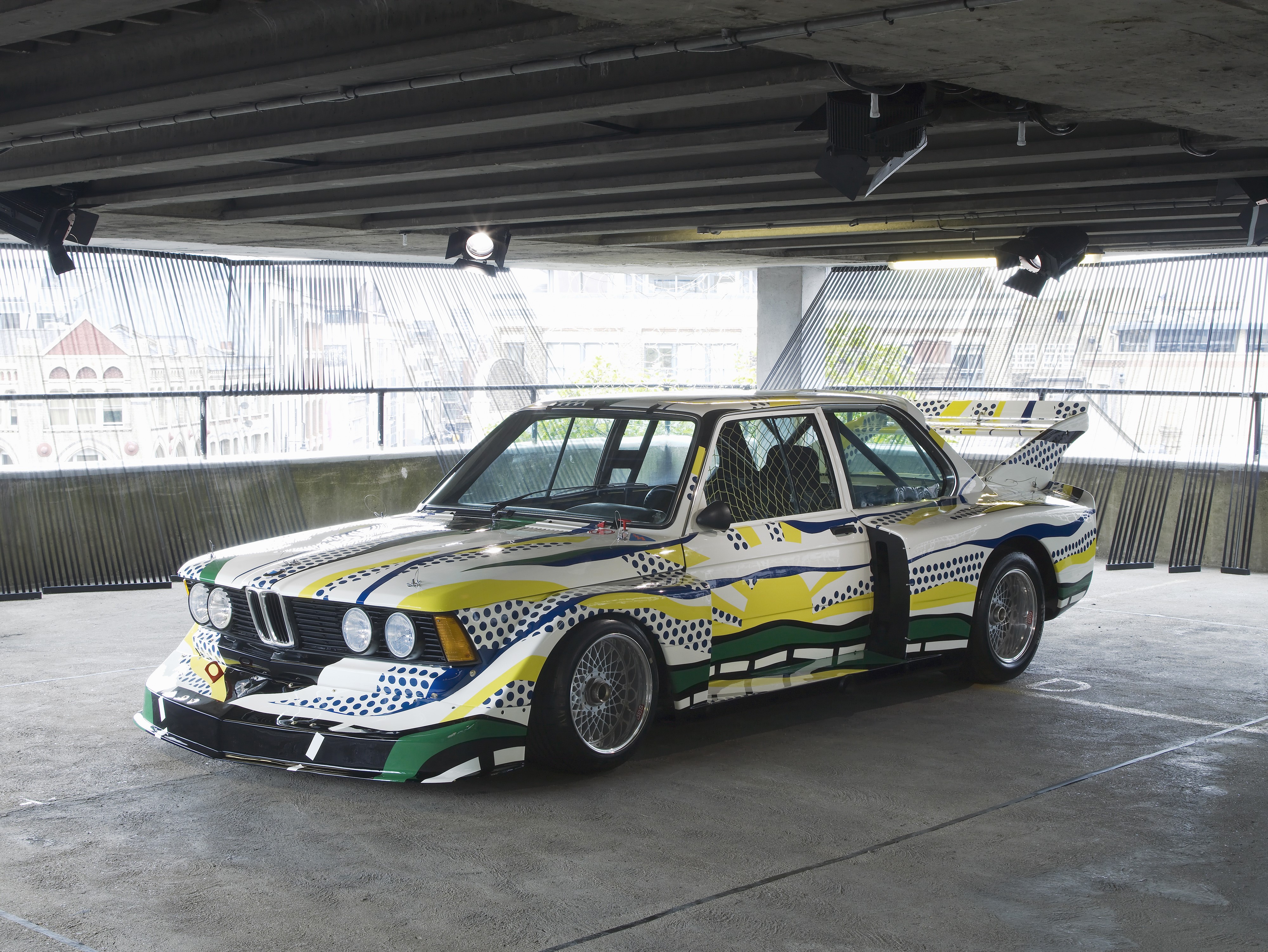 1977 BMW 320i Turbo Group 5 Art Car by Roy Lichtenstein HD Wallpaper