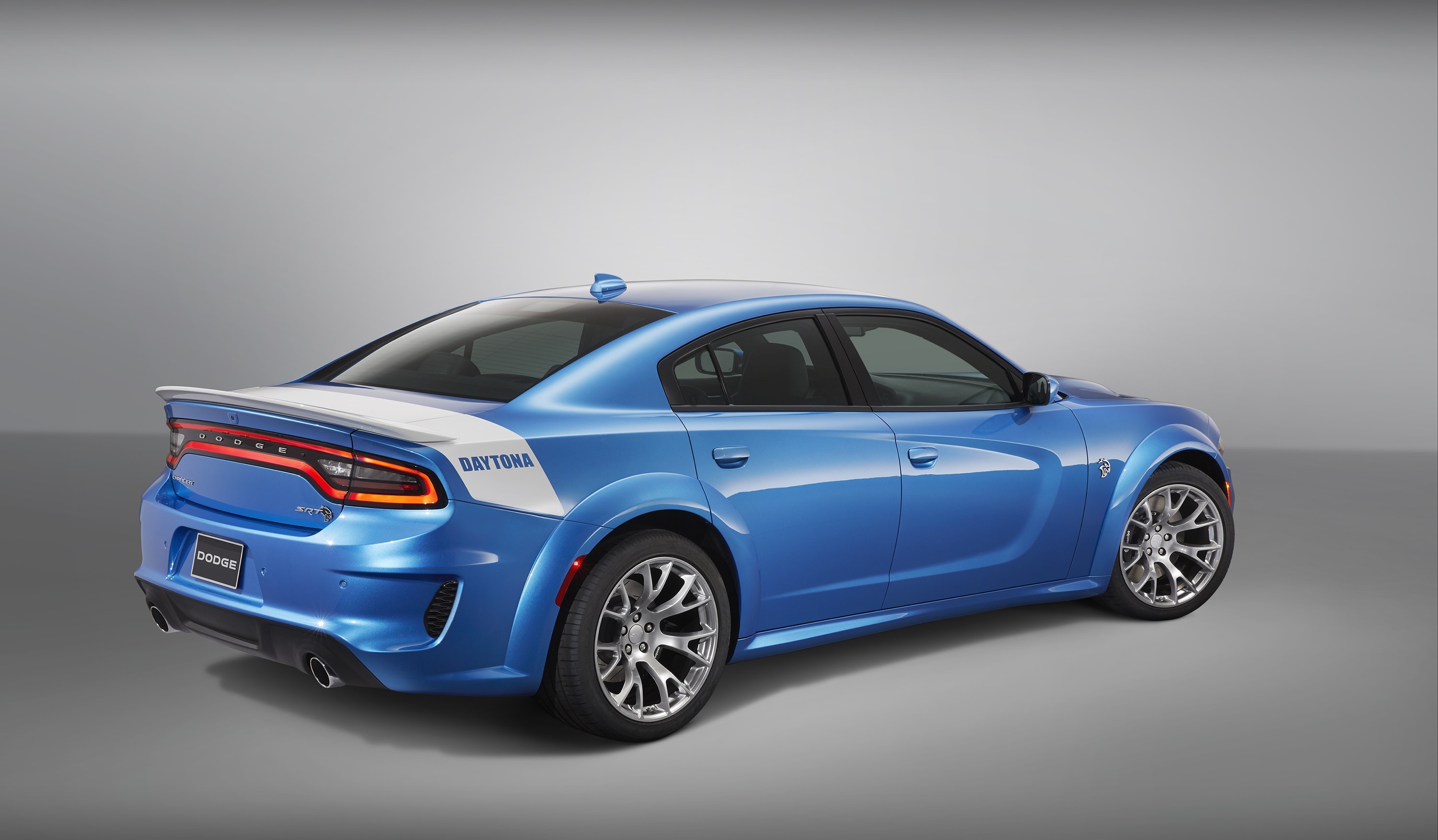Blue Dodge Charger SRT Hellcat Daytona 50th Anniversary Edition HD Wallpaper