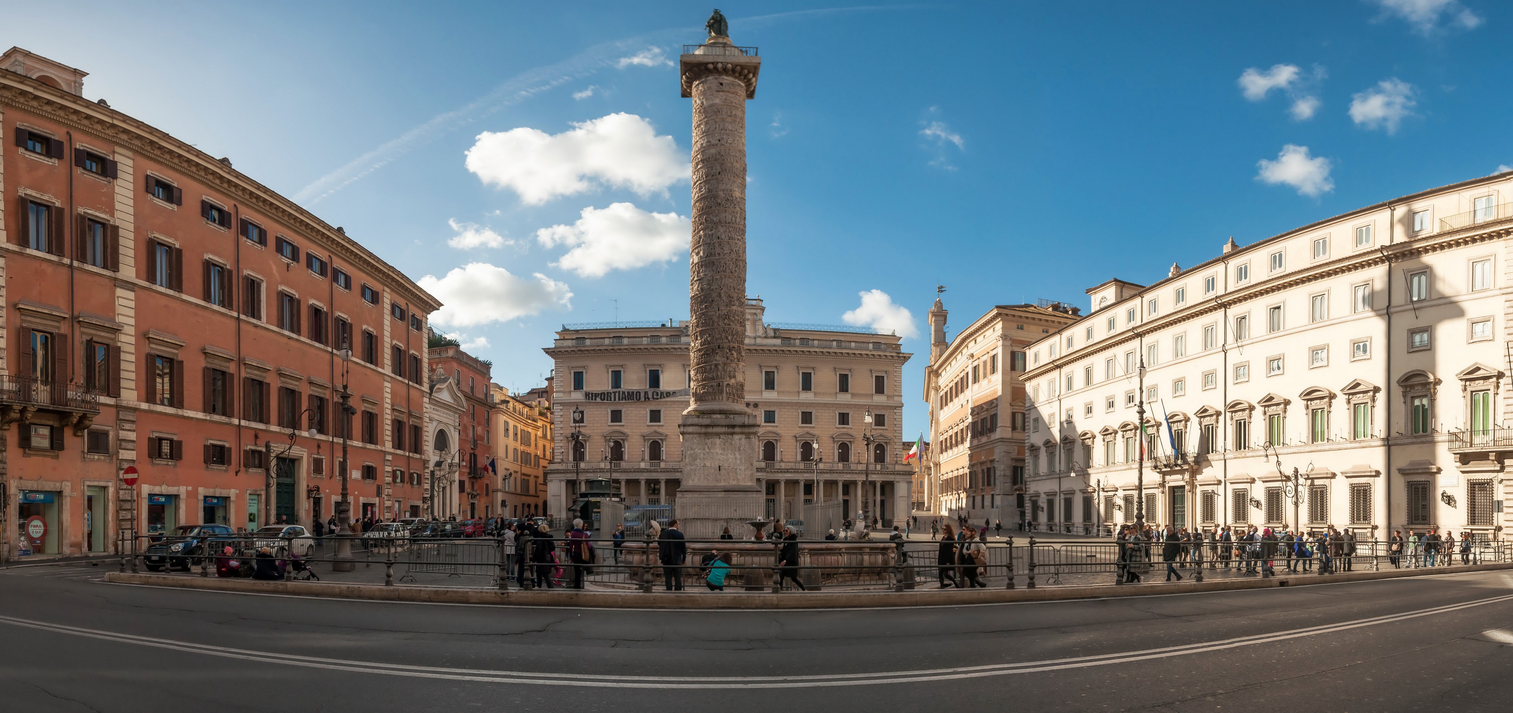 Trajan's Column in Rome, Italy HD Wallpaper
